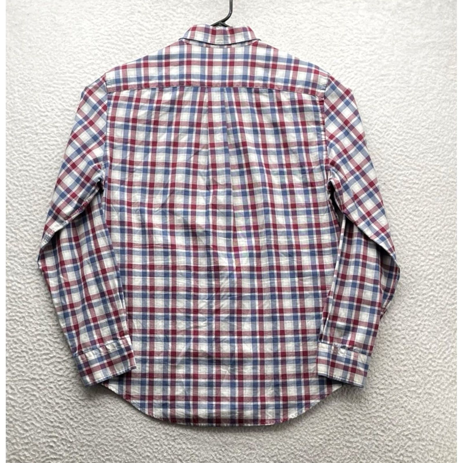 Vineyard Vines Vineyard Vines Murray Shirt Mens S Classic Fit Red Blue Plaid Check Preppy Size US S / EU 44-46 / 1 - 5 Thumbnail