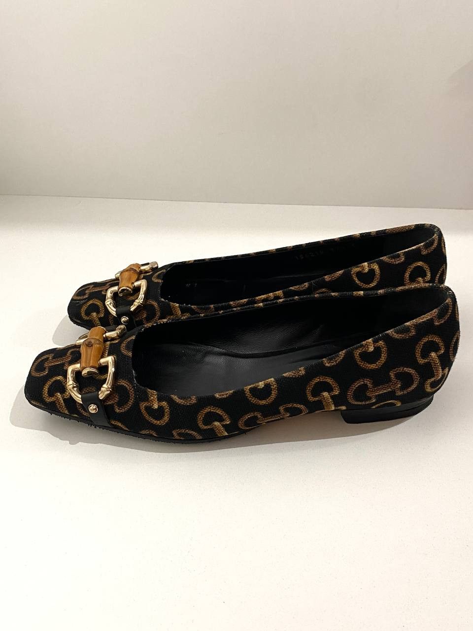 Gucci Gucci x Tom Ford GG Horsebit Bamboo Mule Ballet Flats Shoes Size US 7.5 / IT 37.5 - 5 Thumbnail