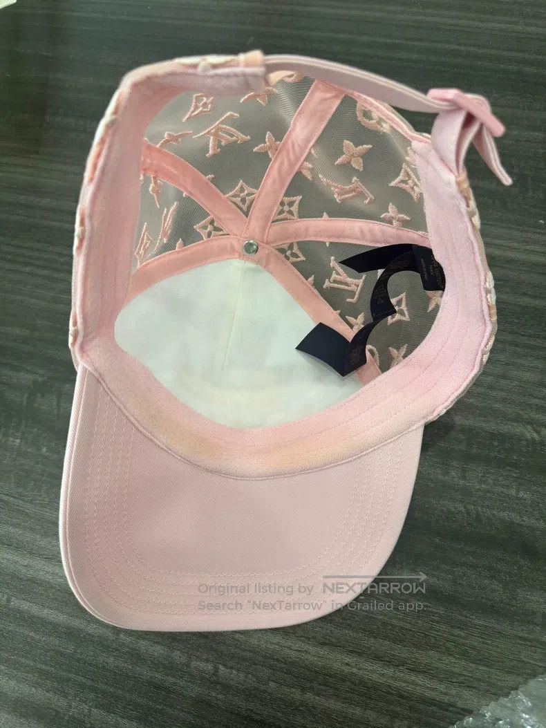Louis Vuitton Louis Vuitton Pink mesh baseball cap Size ONE SIZE - 3 Thumbnail