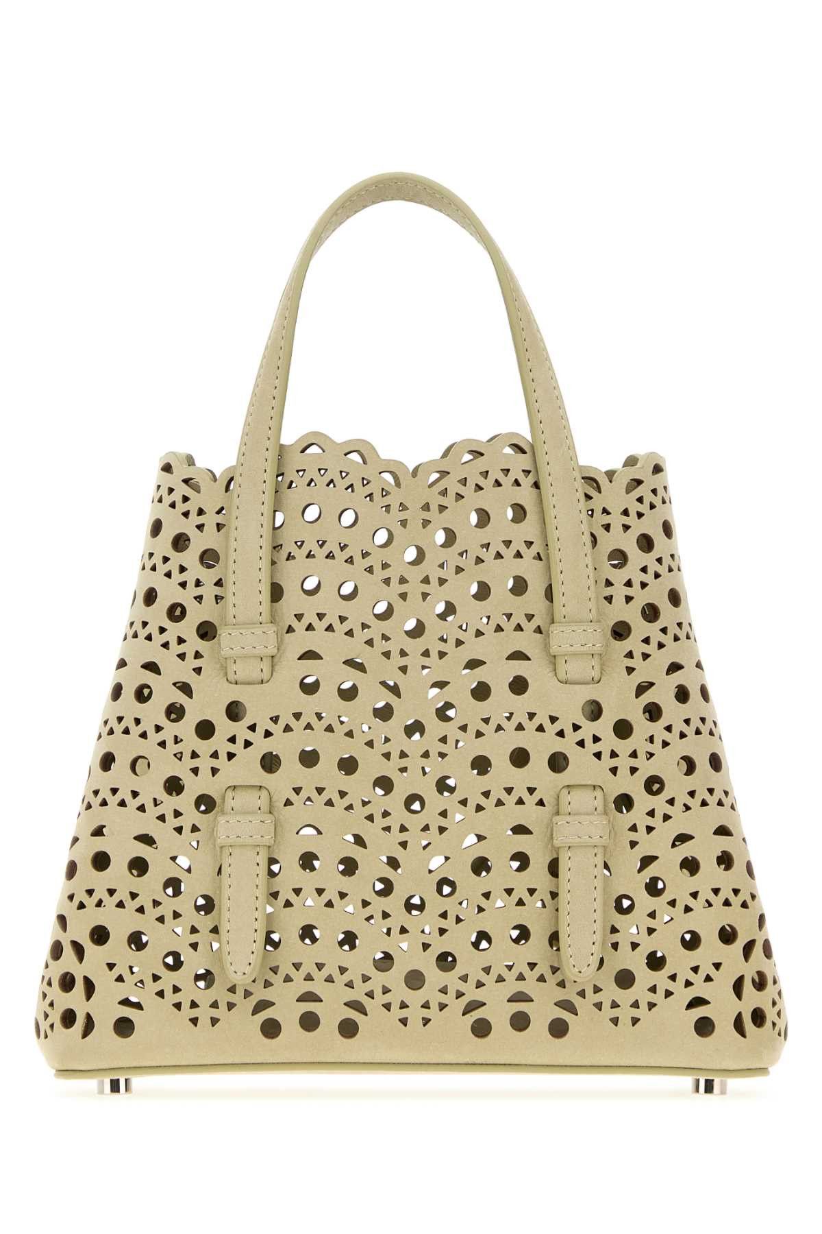 Sage Green Nubuck Mina 20 Handbag, Women's