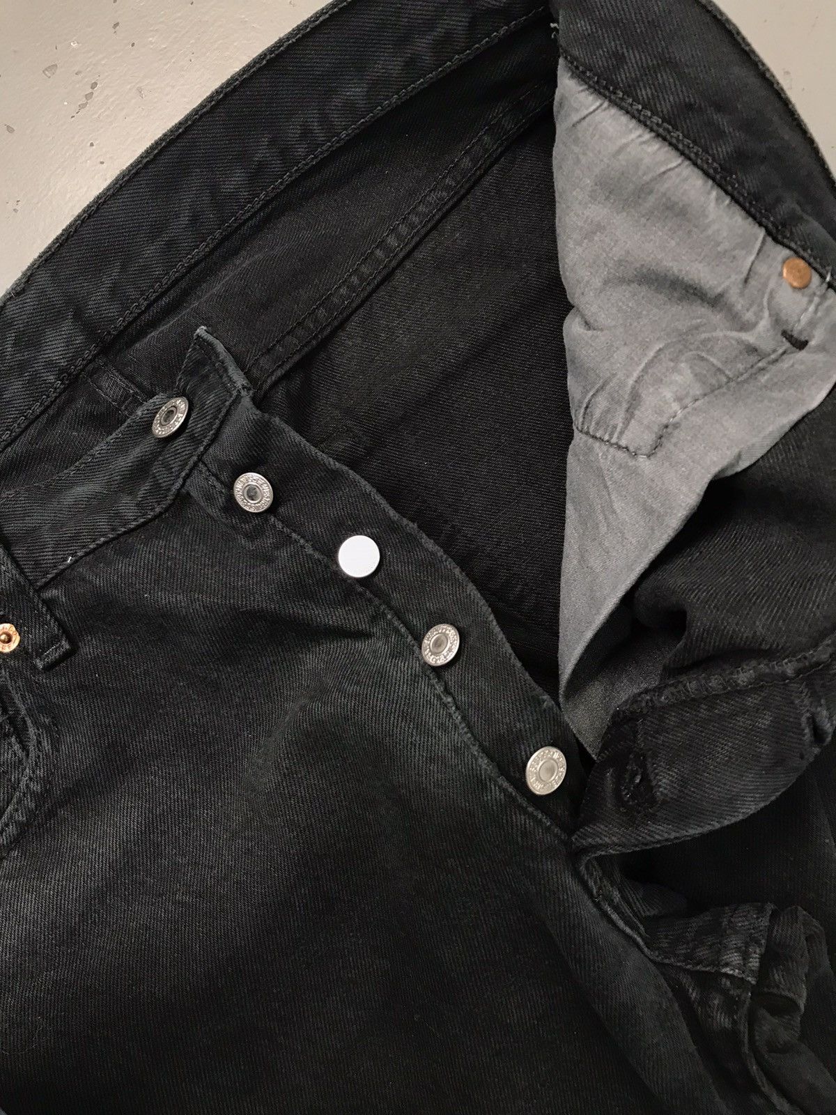 Levi's Vintage Levi’s Strauss & co 501 paper tag straight denim Size US 34 / EU 50 - 7 Thumbnail