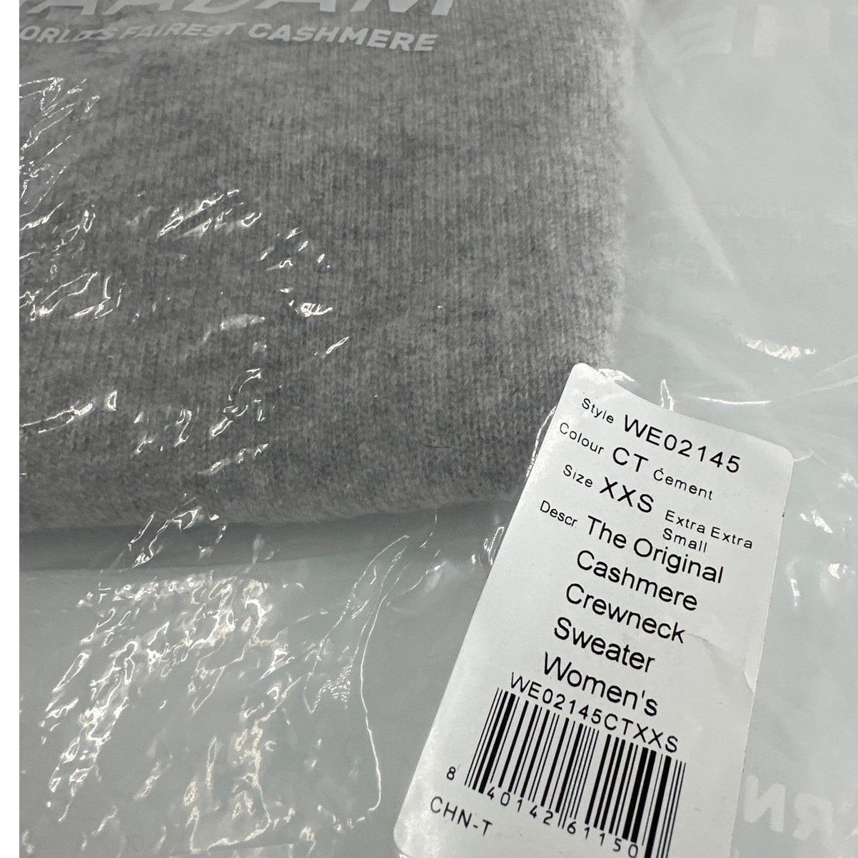NAADAM Naadam Women's Cement The Original Cashmere Sweater Size XXS Size XXS / US 00 / IT 34 - 10 Thumbnail