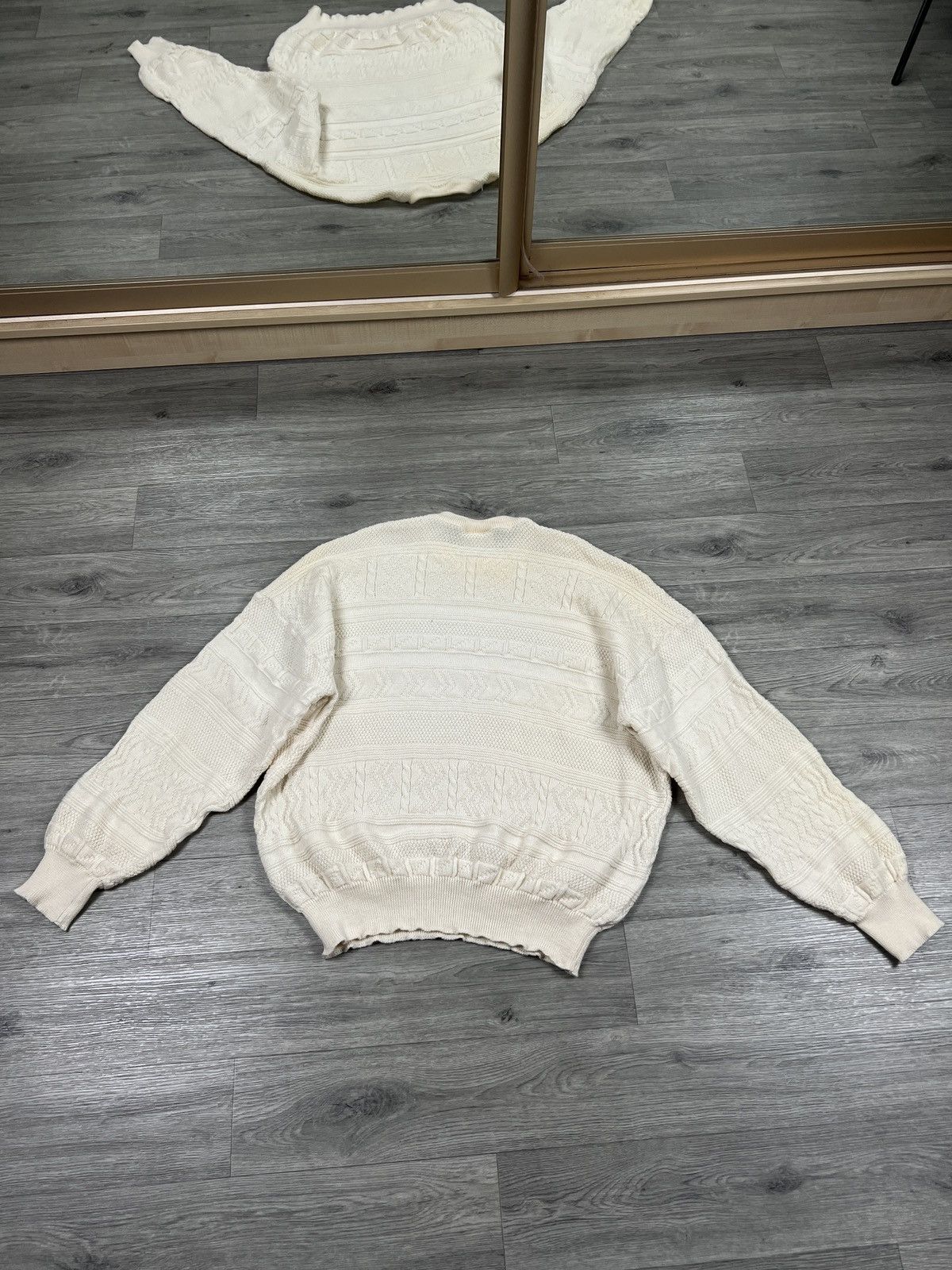 Lacoste Vintage 90s Lacoste Wool acryl Knit yellow Sweater Size US XL / EU 56 / 4 - 8 Thumbnail