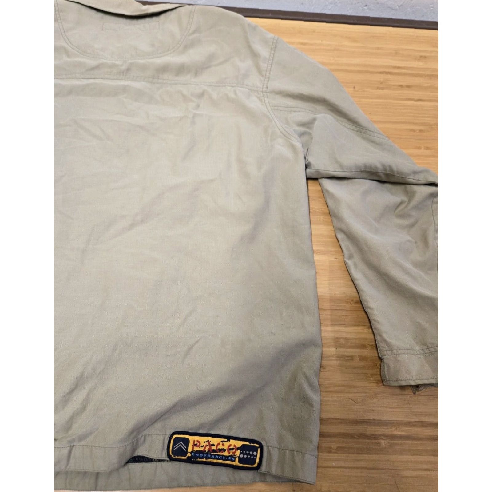 Vintage VINTAGE Paco Endurance-44 Jacket Men XL Beige Pockets Zipper Jungle Look Sports Size US M / EU 48-50 / 2 - 7 Thumbnail