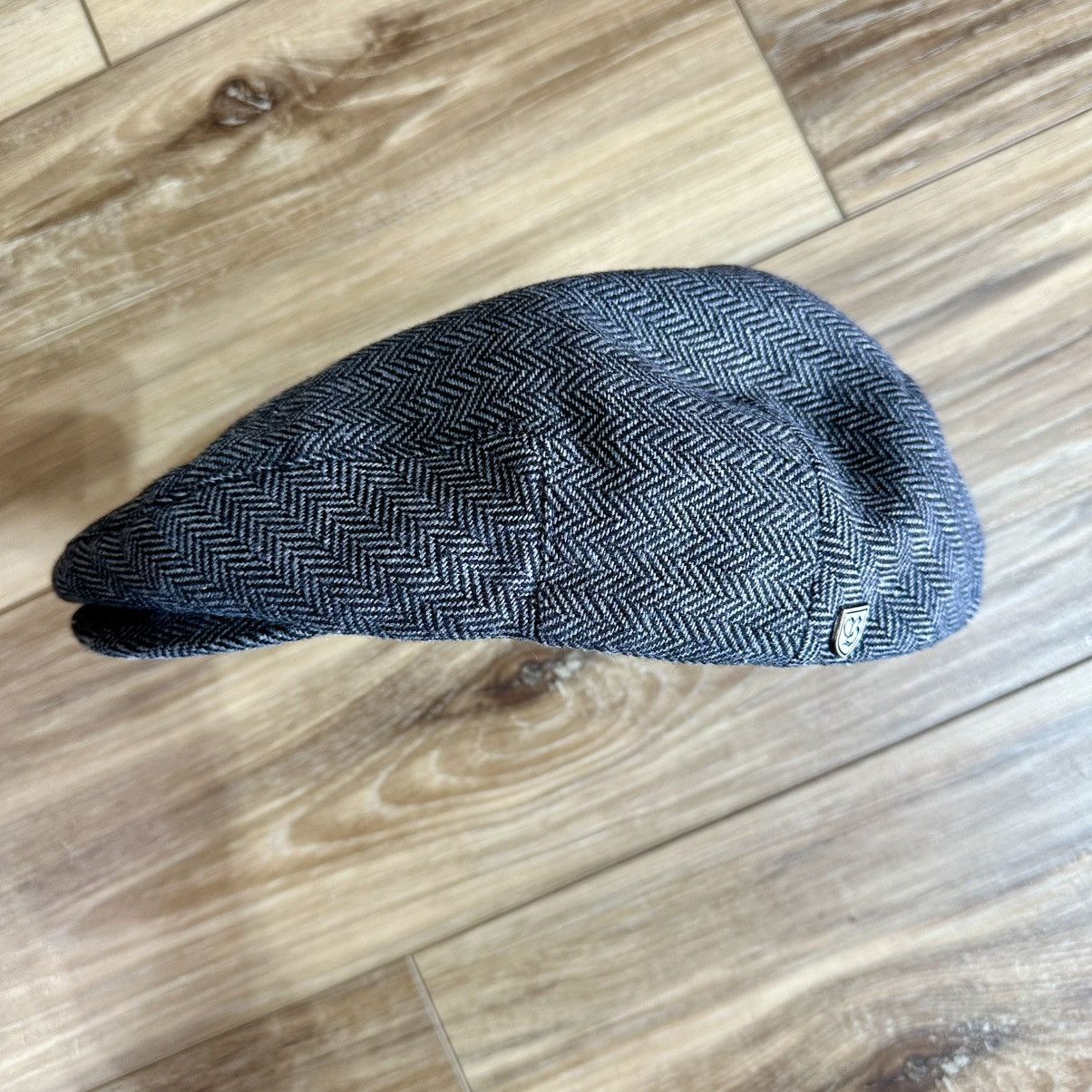 Brixton Brixton Herringbone Hooligan Newsboy Hat Cap, Medium 7.25" Size ONE SIZE - 5 Thumbnail