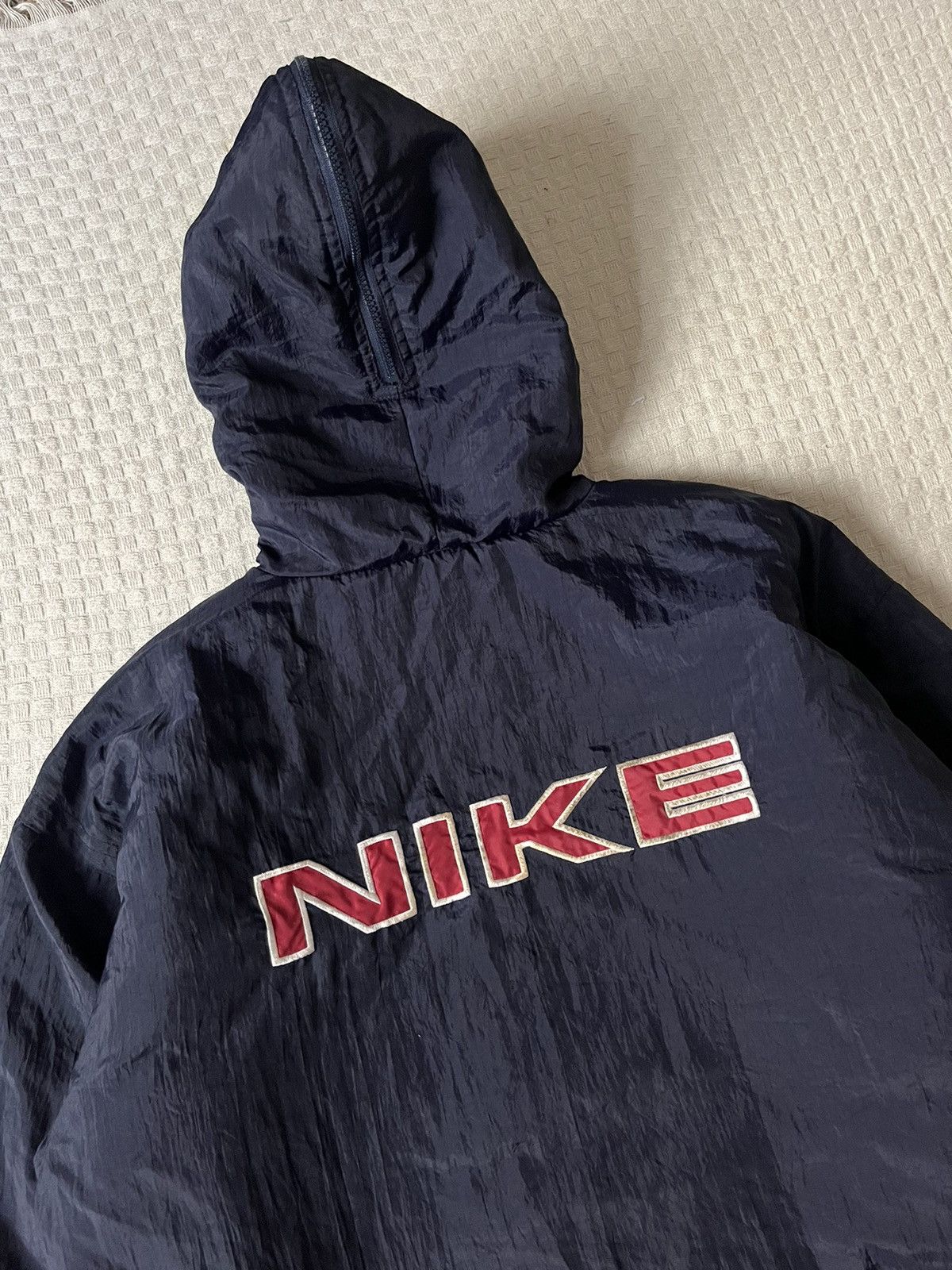 Nike Vintage 90s Nike Parka Cold Coat Jacket with Hoodie Size US S / EU 44-46 / 1 - 8 Thumbnail