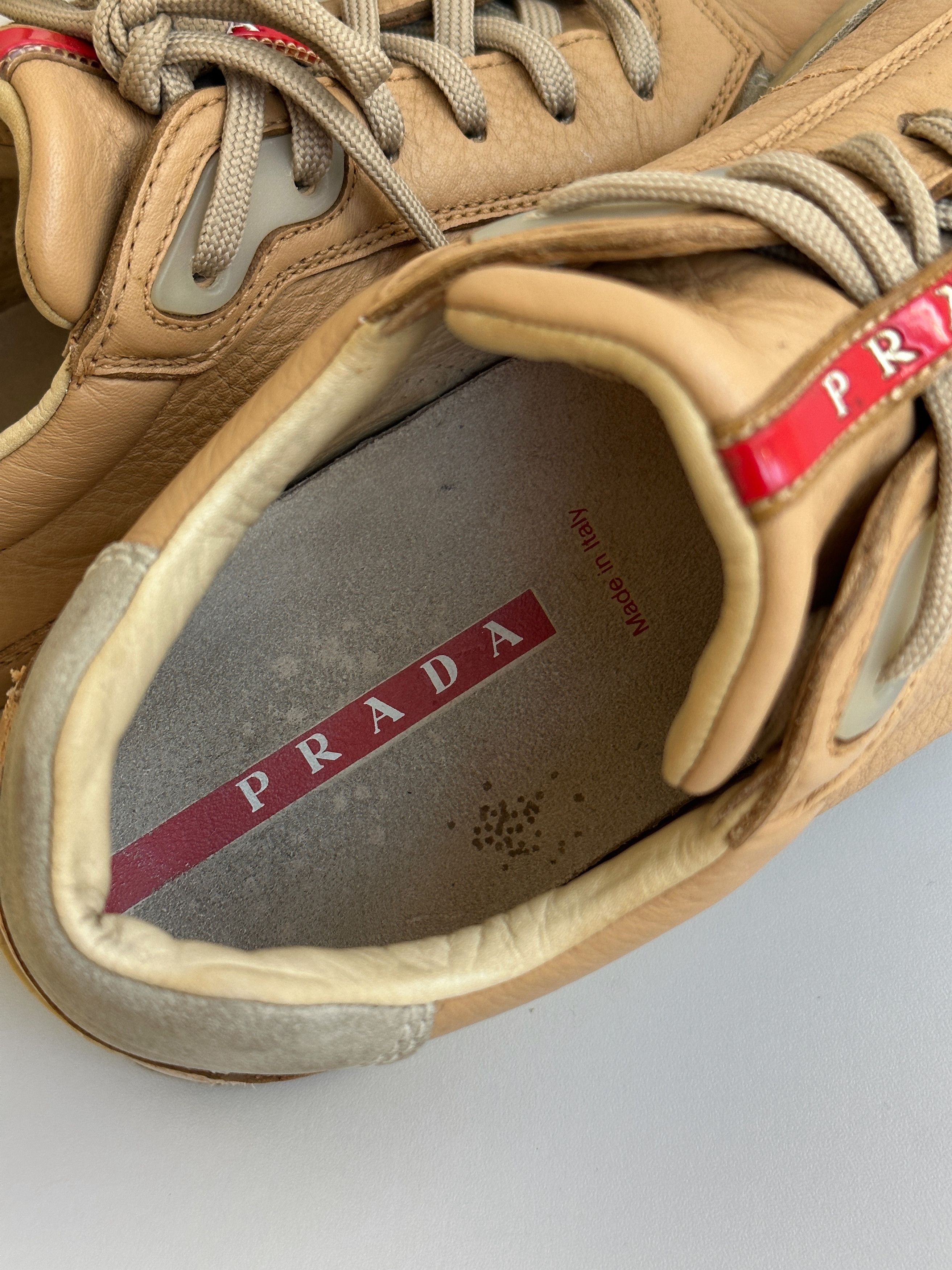 Prada Vintage Prada Low Runner Sneaker 25.5 cm Size US 10 / IT 40 - 12 Thumbnail