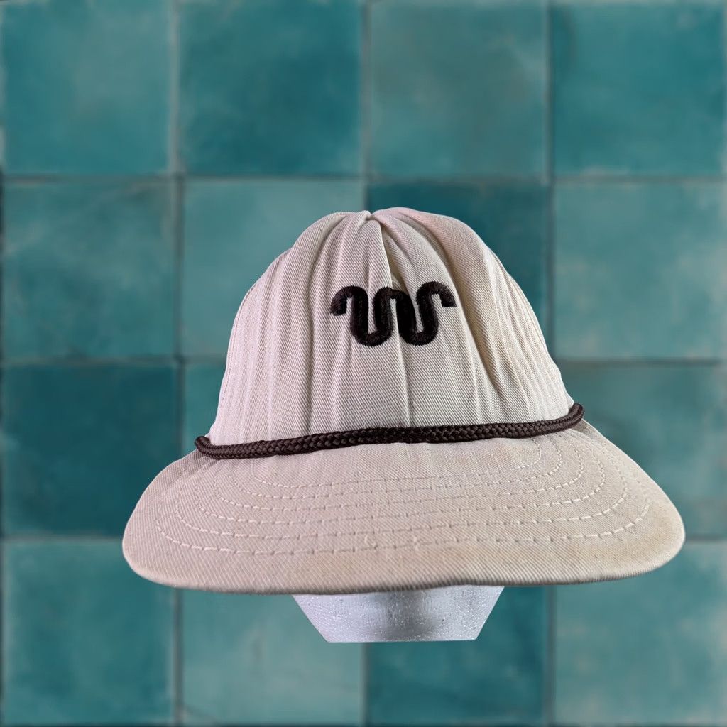 Vintage VINTAGE King Ranch Hat Cream Twill Strapback W Logo Made in USA Mens Hat Size ONE SIZE - 1 Thumbnail