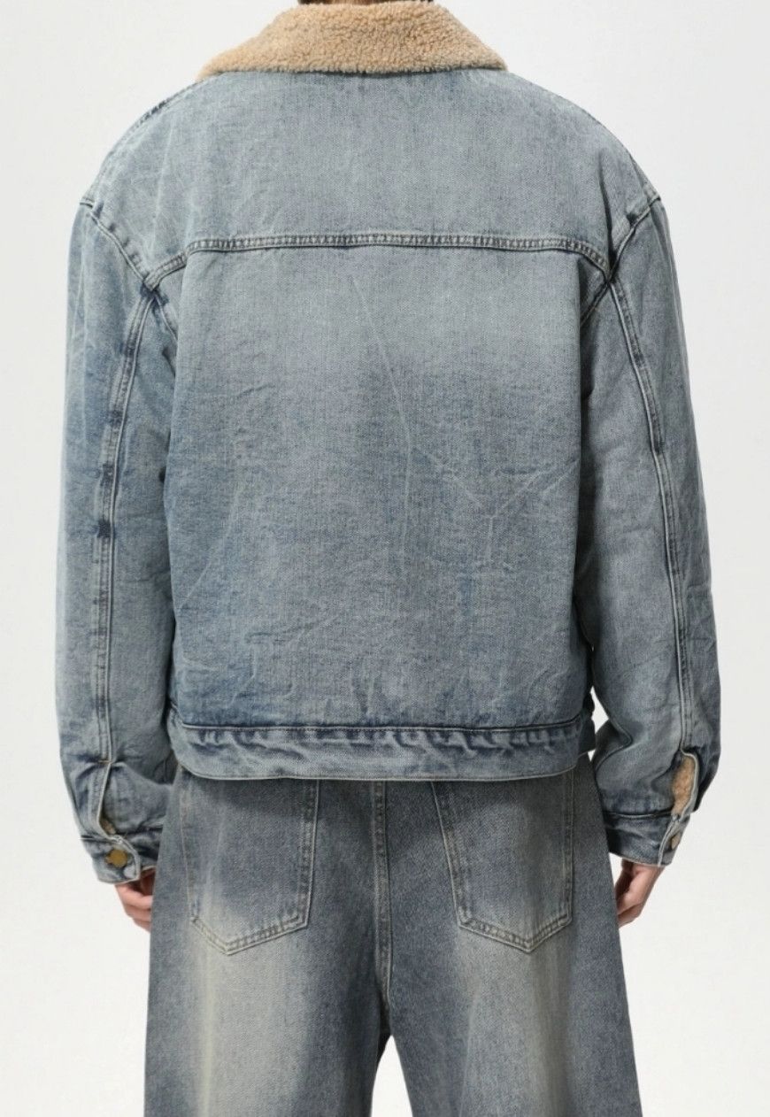 Other Men’s Faux lambswool warm denim jacket Size US M / EU 48-50 / 2 - 6 Thumbnail