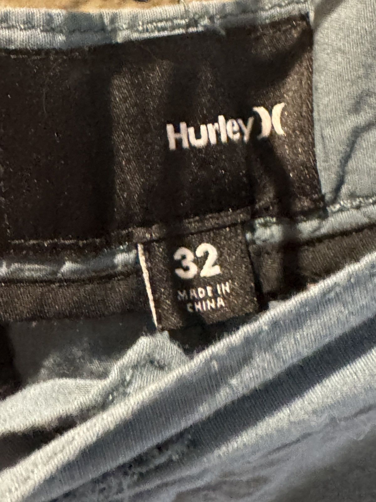Hurley Vintage 2000s Hurley Shorts Slate Grey Button Pockets Size US 32 / EU 48 - 4 Thumbnail