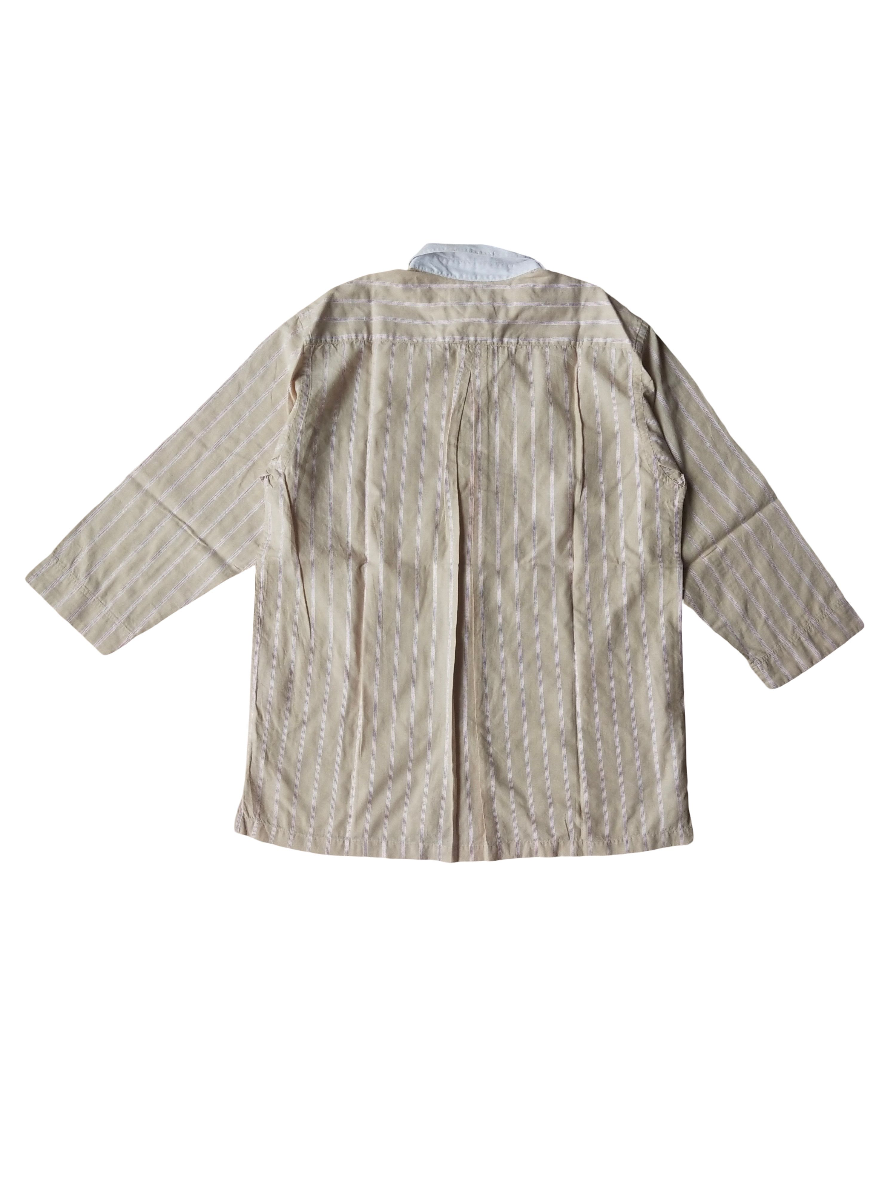 United Arrows Vintage Blue:Label United Arrows Tokyo Striped Popover Shirt Size US M / EU 48-50 / 2 - 5 Thumbnail