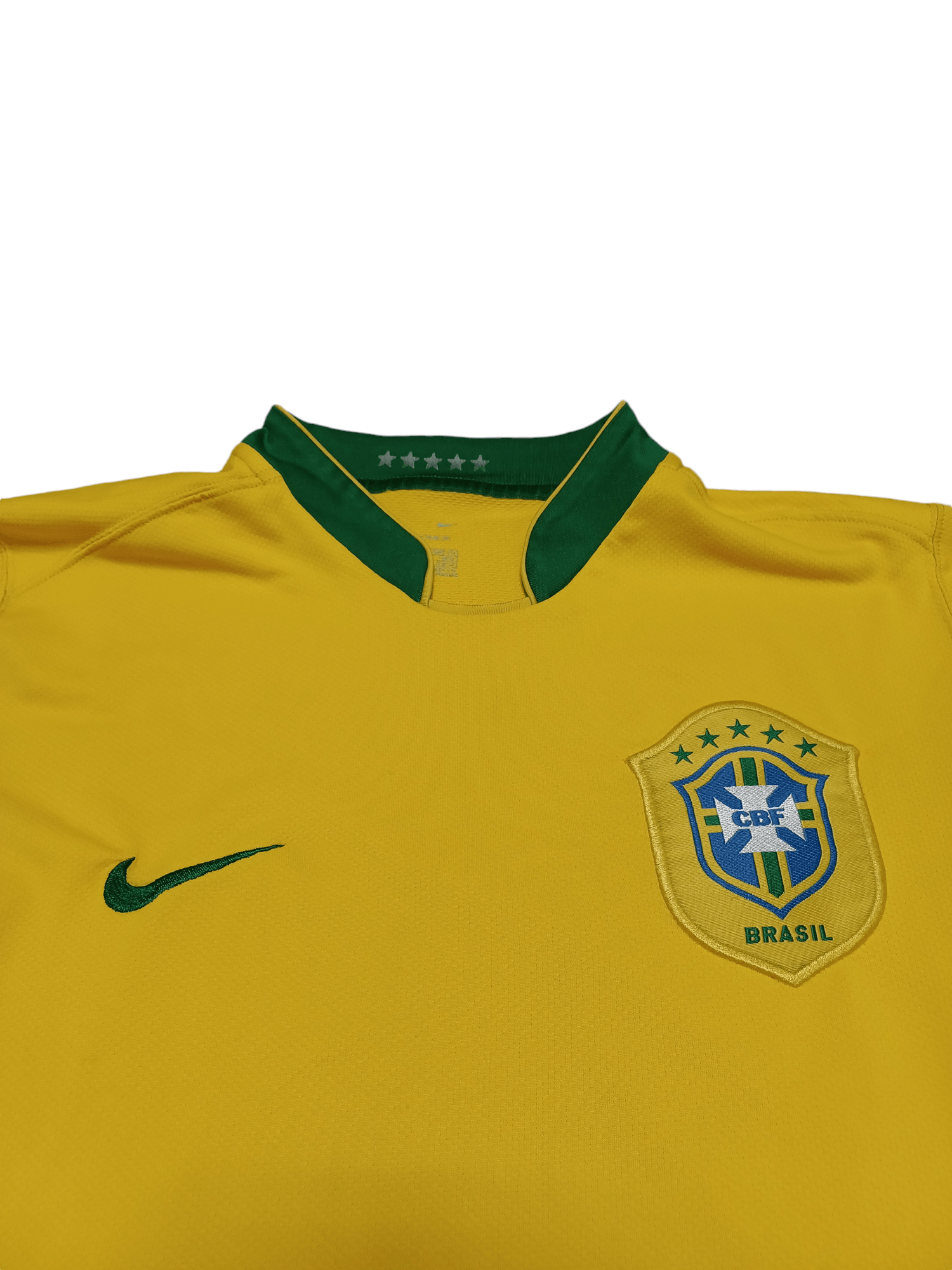 Nike NIKE BRASIL 2006 VINTAGE SOCCER JERSEY FOOTBALL Size US M / EU 48-50 / 2 - 2 Thumbnail