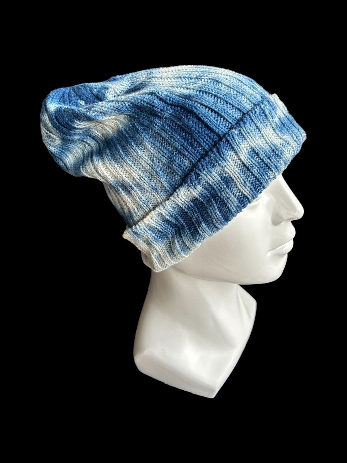 Indigo × Japanese Brand × Kapital Japanese Indigo Design Made in Japan Beanie Hats 🎌 Size ONE SIZE - 1 Thumbnail