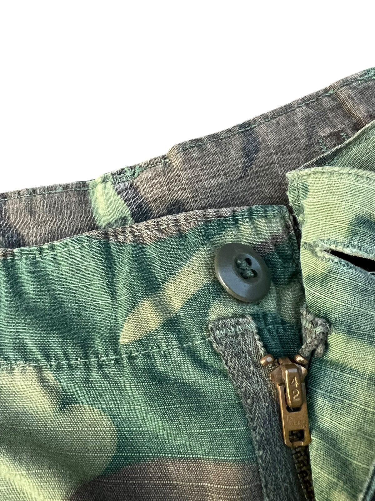 Vintage Vintage 1969 Vietnam War ERDL Camo Ripstop Poplin Trouser Size US 30 / EU 46 - 7 Thumbnail