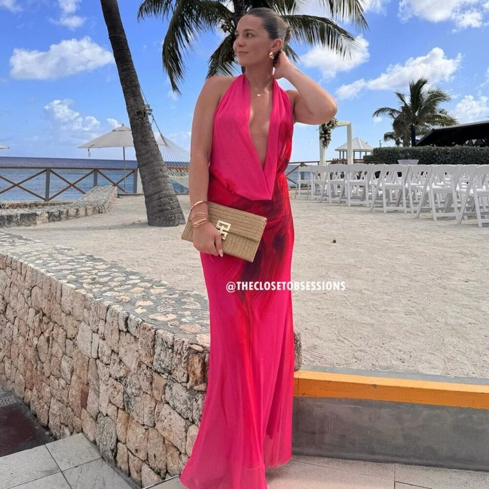 Zara ZARA BLOGGER FAVE!!! Open Back Midi Dress Size L / US 10 / IT 46 - 13 Thumbnail