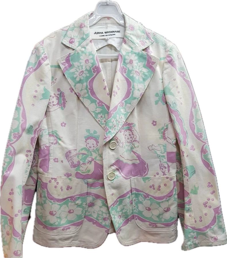 Junya Watanabe Junya Watanabe Printed Women's Blazer Size M / US 6-8 / IT 42-44 - 1 Thumbnail