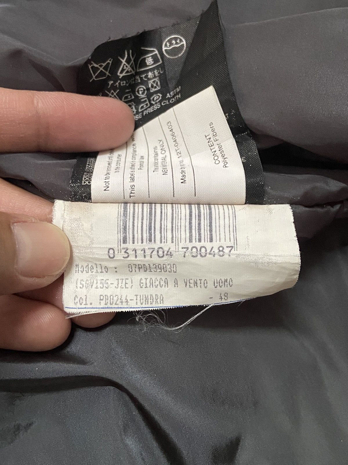Prada Prada Linea Rossa Black Technical Gore-Tex Jacket Size US M / EU 48-50 / 2 - 21 Thumbnail
