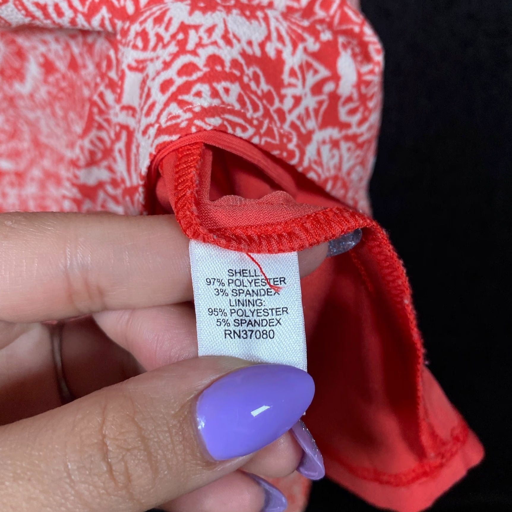 Vintage Cato Womens Blouse Pink White Floral Tank Top Asymmetrical Stretch Large Sleeveless Round Neck Summer Casual Workwear Size L / US 10 / IT 46 - 5 Thumbnail