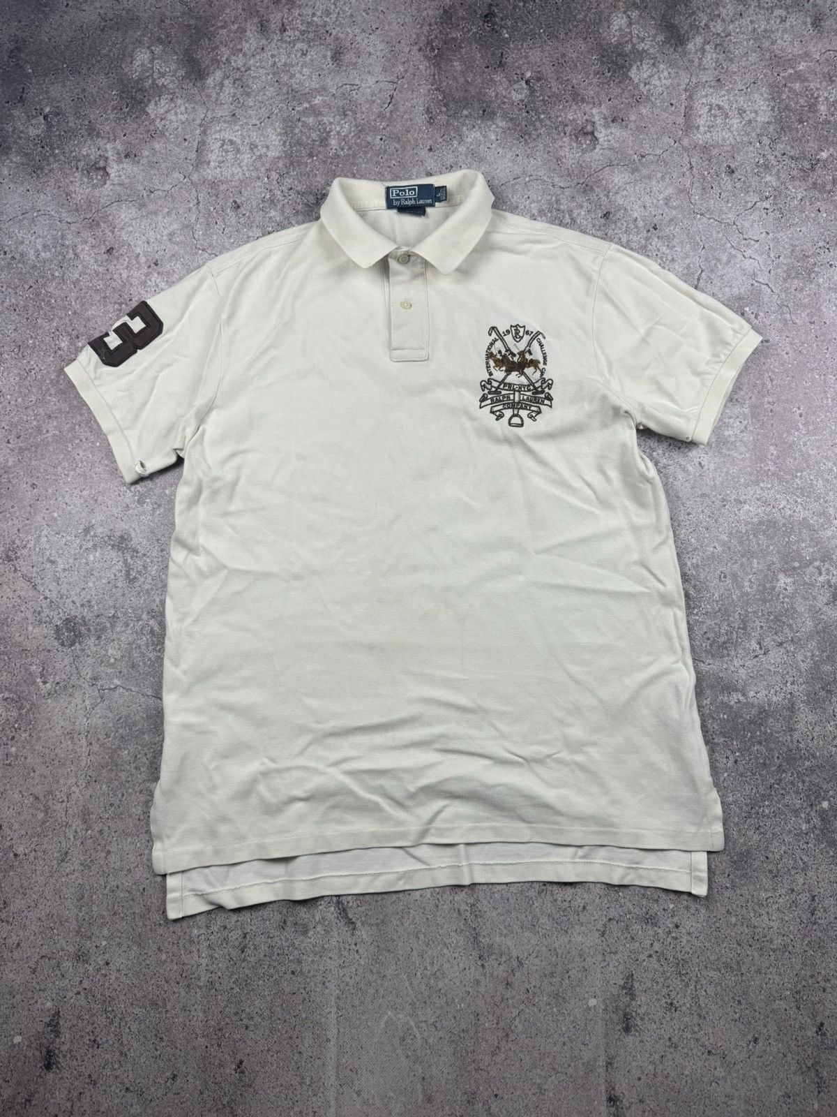 Polo Ralph Lauren Polo Ralph Lauren Y2K Vintage NYC Rugby Polo Distressed Size US L / EU 52-54 / 3 - 1 Thumbnail