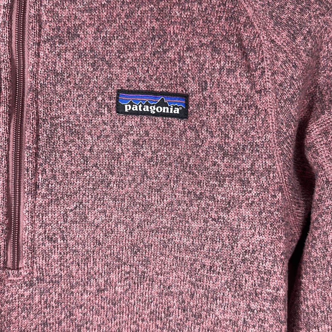 Patagonia Patagonia Jacket Pink Better Sweater Quarter Zip Women’s S Pink Cream Basic Jacket Women’s Small Style 25617 Size S / US 4 / IT 40 - 2 Thumbnail
