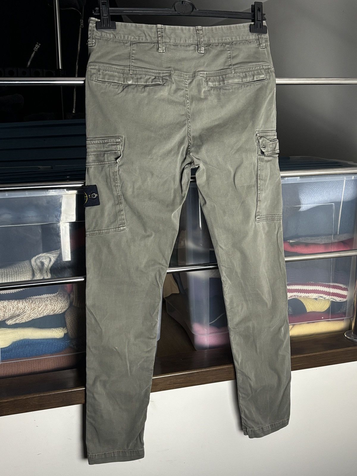 Stone Island Stone Island washed green cargo pants Size US 30 / EU 46 - 6 Thumbnail