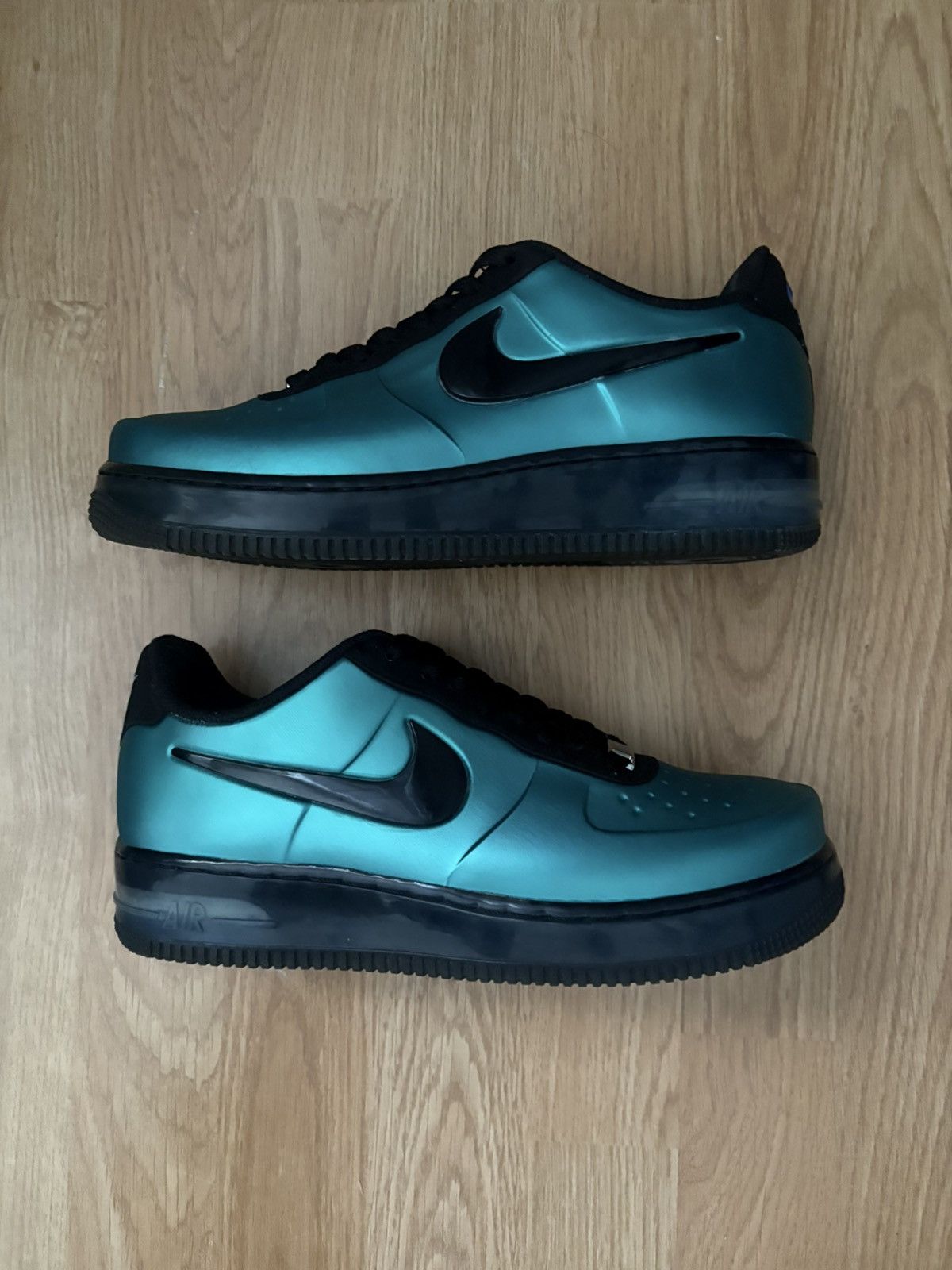 Nike Nike Air Force 1 Low Foamposite Green BLack Size US 6 / EU 39 - 2 Thumbnail