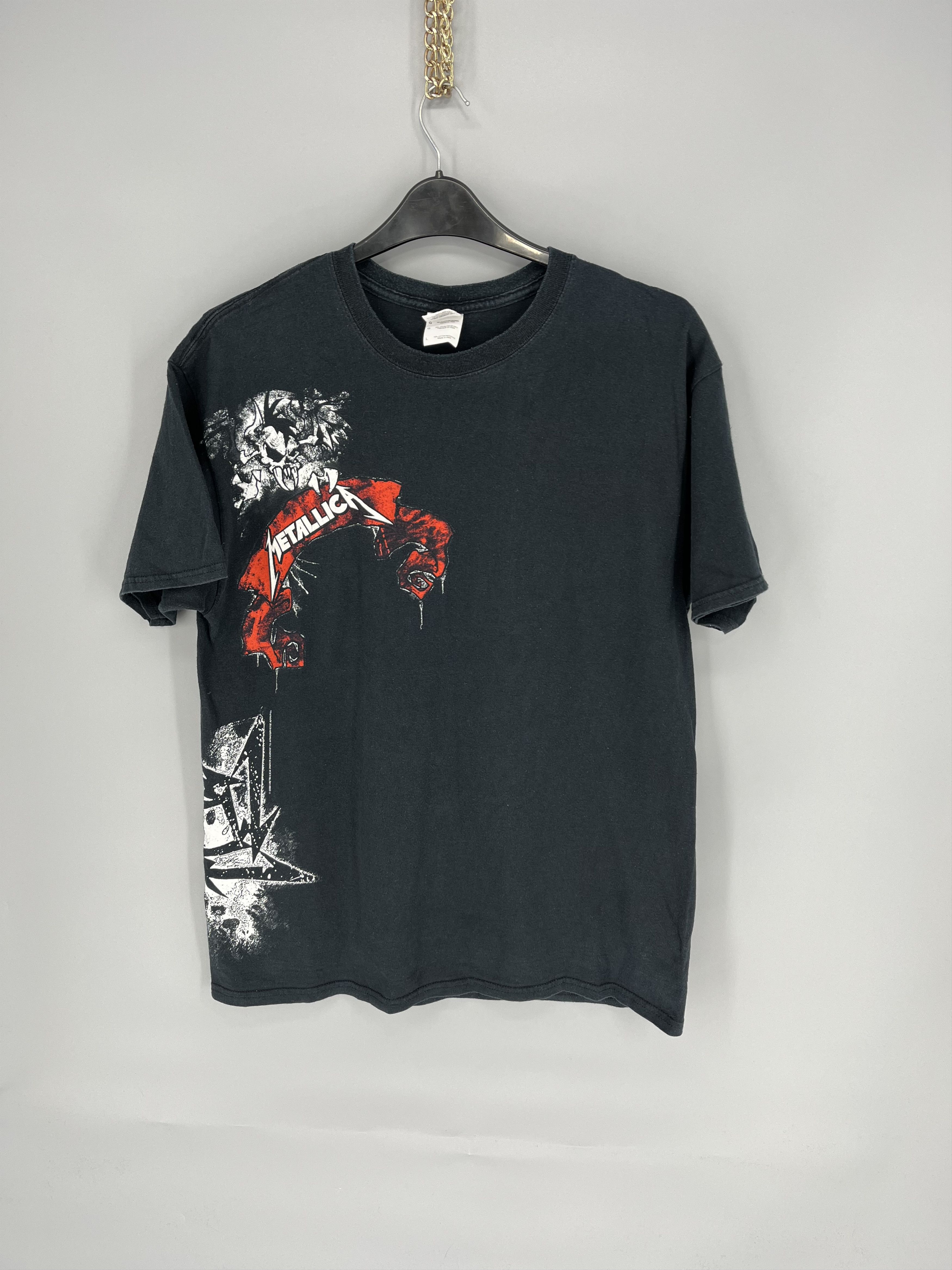 Band Tees × Metallica × Vintage Vintage 2008 Metallica Metal Tour T shirt (L) Size US L / EU 52-54 / 3 - 1 Thumbnail