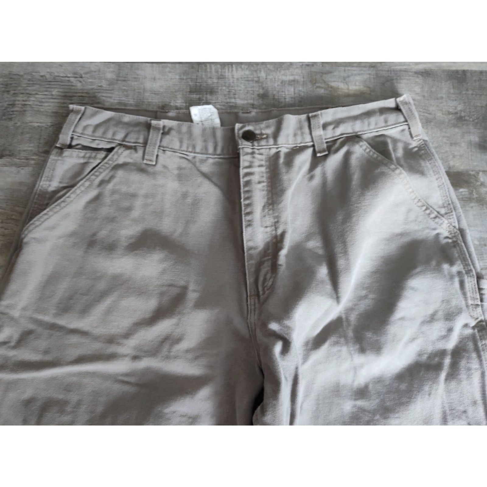 Carhartt VINTAGE Carhartt Work Pants Mens 36x30 Brown Dungaree Fit Cotton Canvas 90s Grunge Size US 36 / EU 52 - 5 Thumbnail