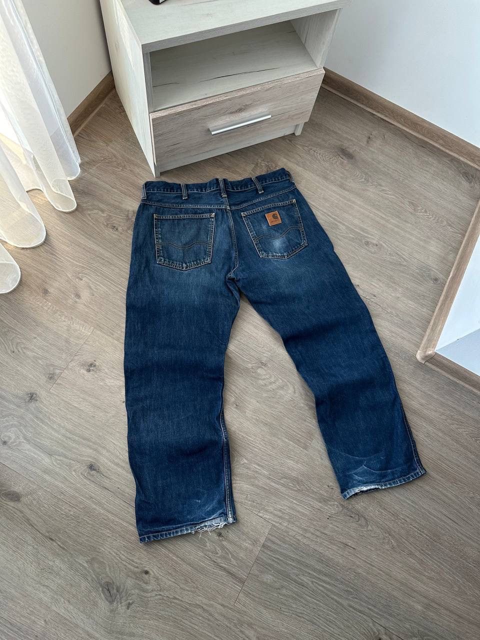 Carhartt × Carhartt Wip × Vintage Vintage Carhartt Western Denim Baggy Pants Size US 30 / EU 46 - 4 Thumbnail