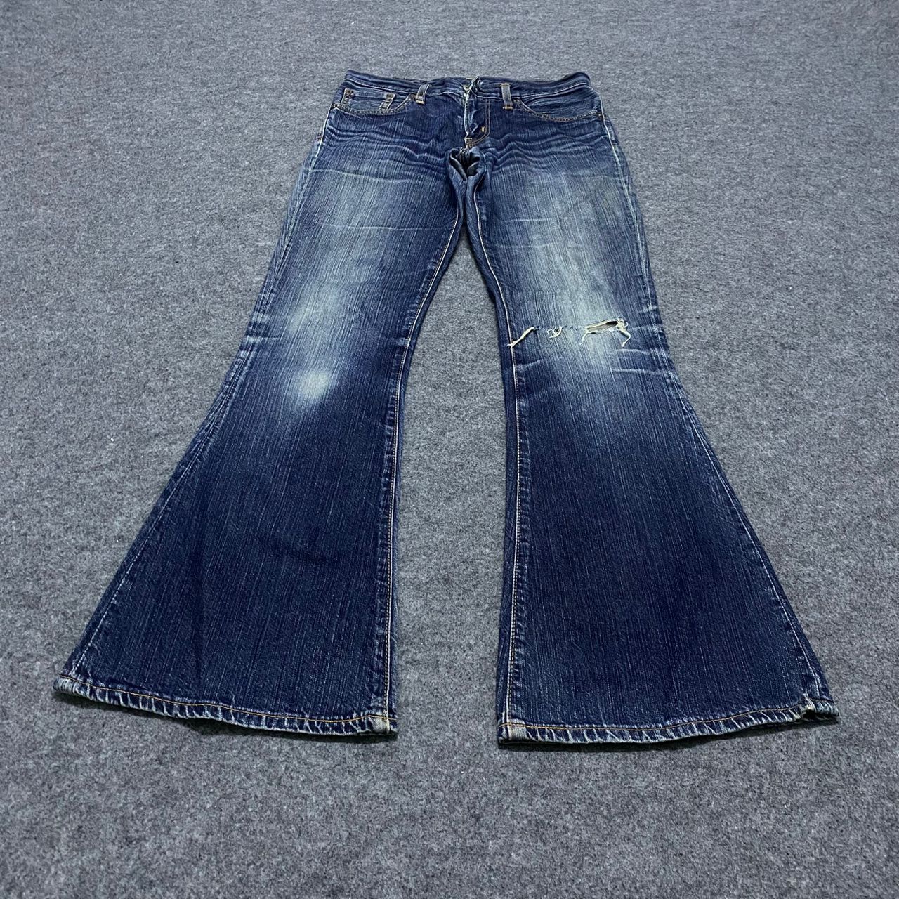 💥Flare💥Vintage Edwin 500 VG Distressed Denim