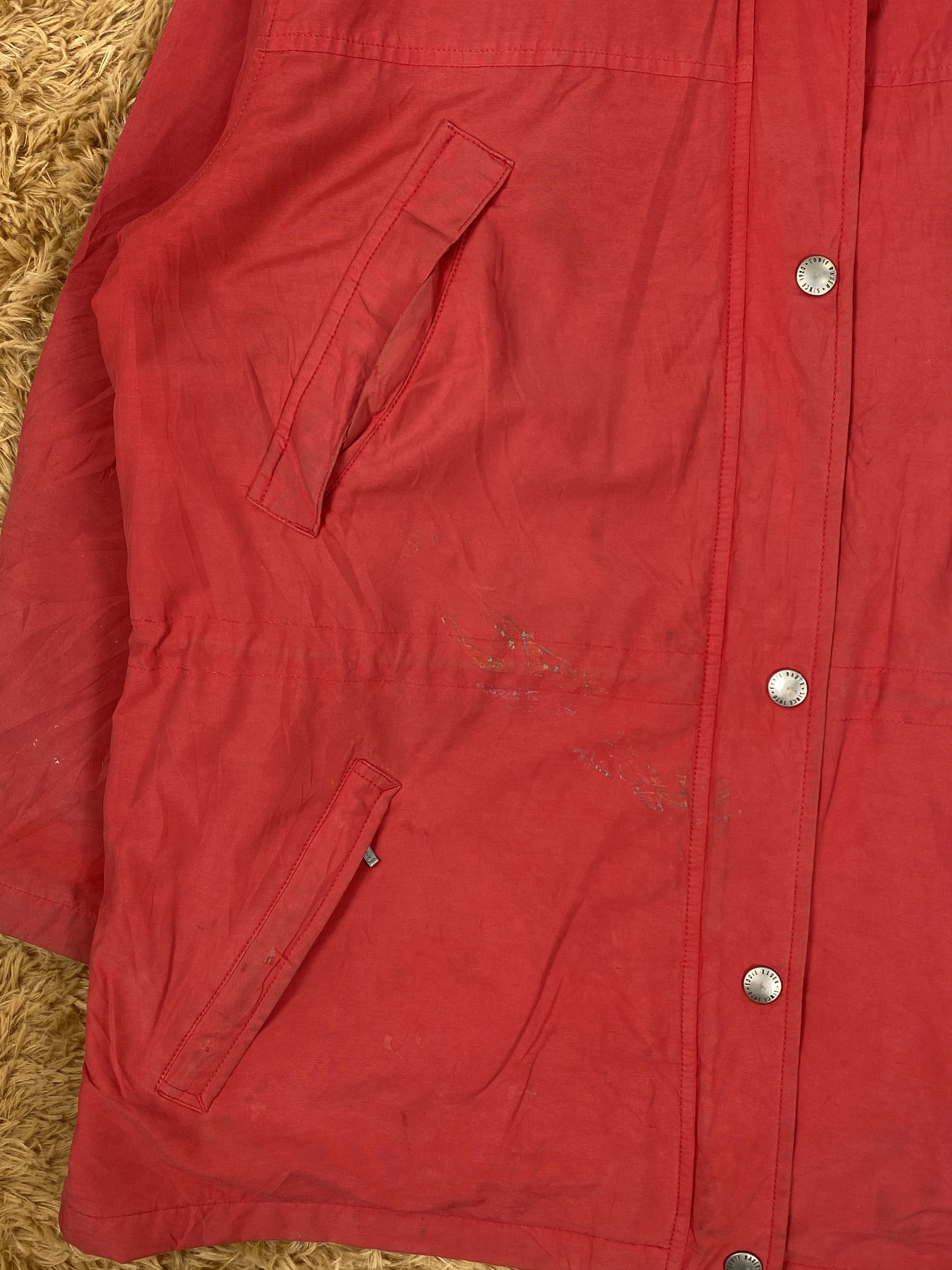 Eddie Bauer Vintage Eddie Bauer Red Hoodie Fleece Lining Parkas J2110 Size US L / EU 52-54 / 3 - 3 Thumbnail