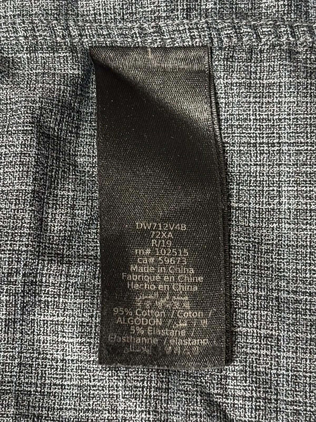 John Varvatos John Varvatos Shirt Mens 32/33 16.5 Large Signature Stretch Size 42R - 9 Thumbnail