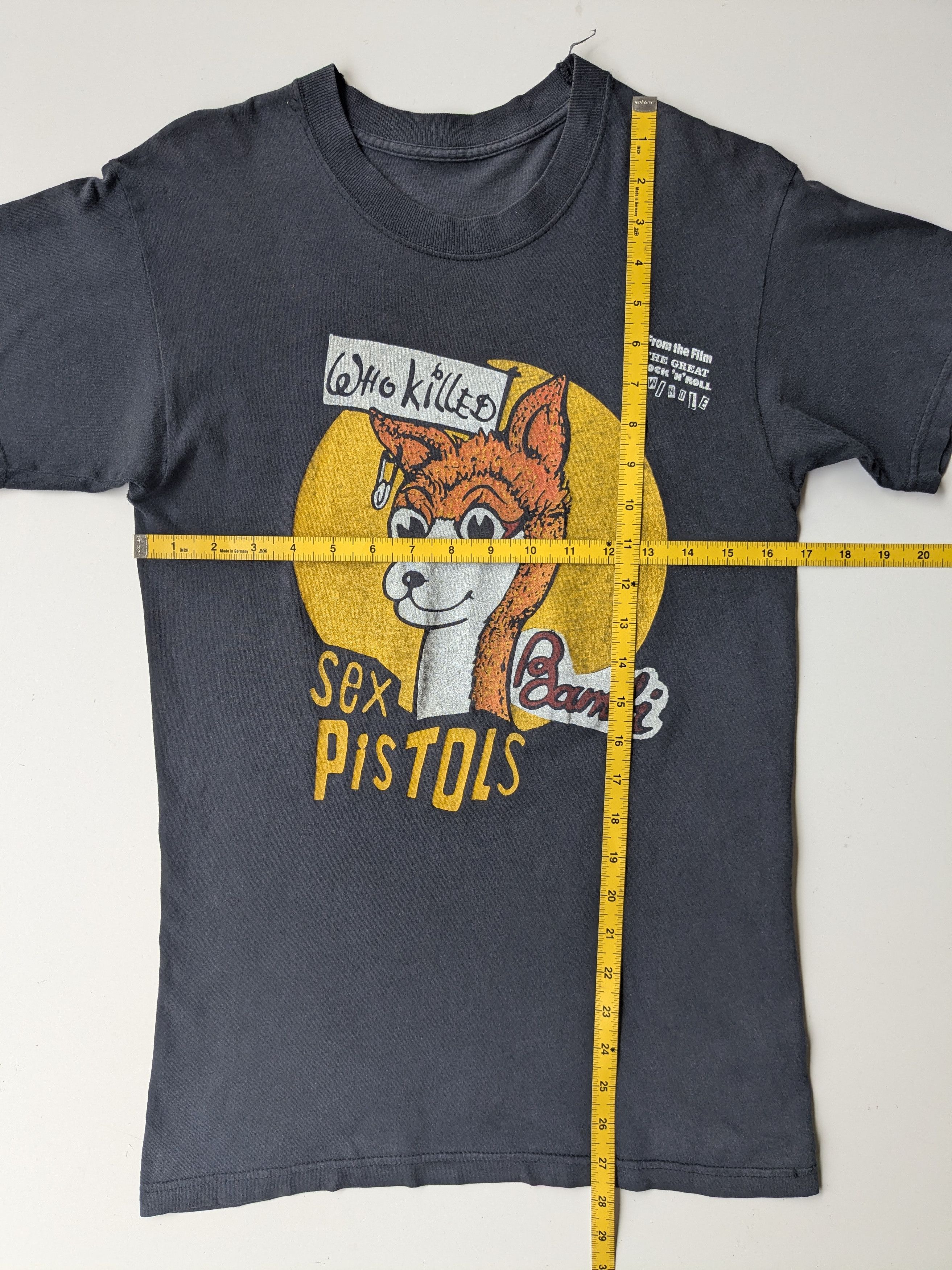Vintage Vintage Sex Pistols who killed Bambi shirt Size US S / EU 44-46 / 1 - 5 Thumbnail