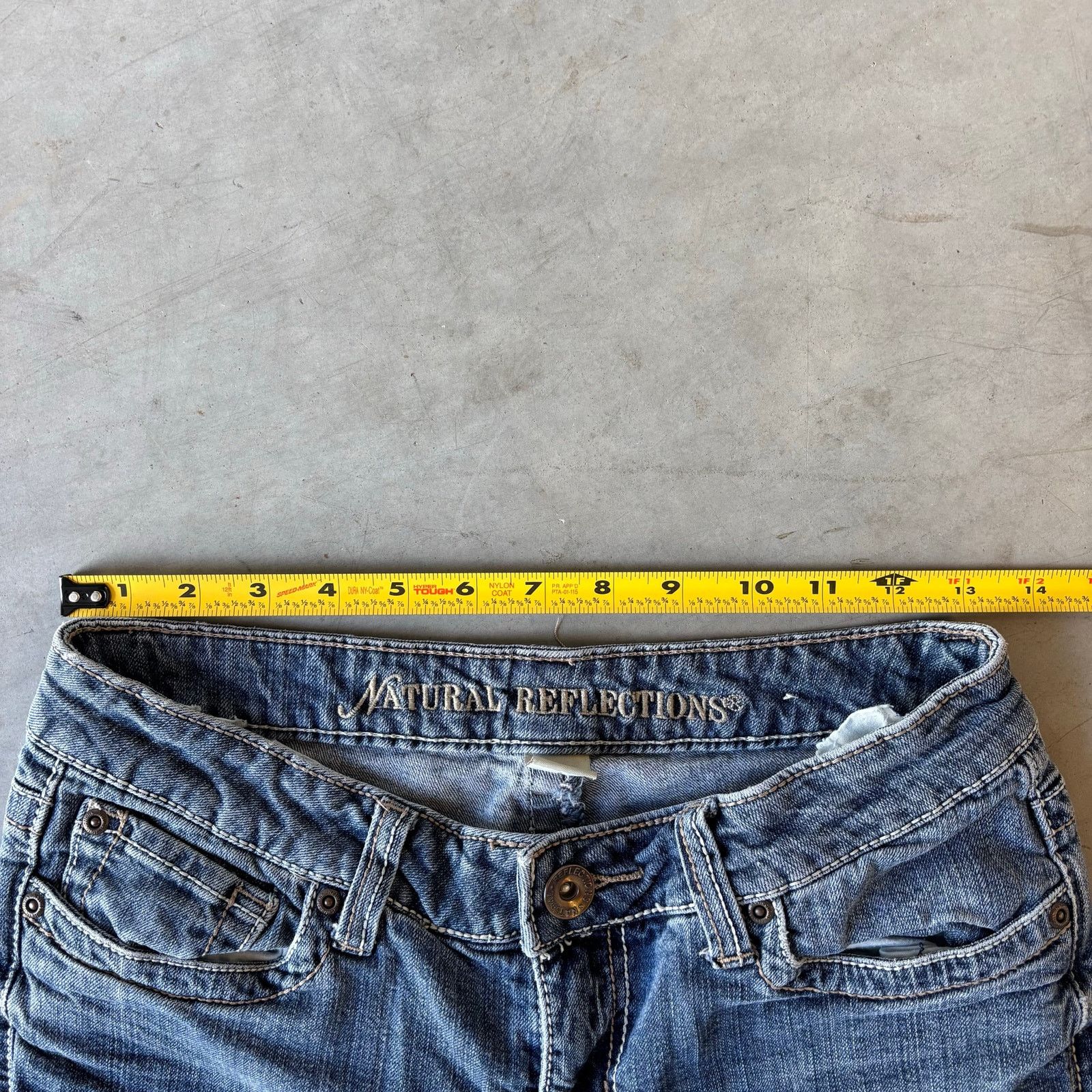 Vintage Vintage Y2K Faded Washed Bootcut Jeans Size US 26 / EU 42 - 2 Thumbnail