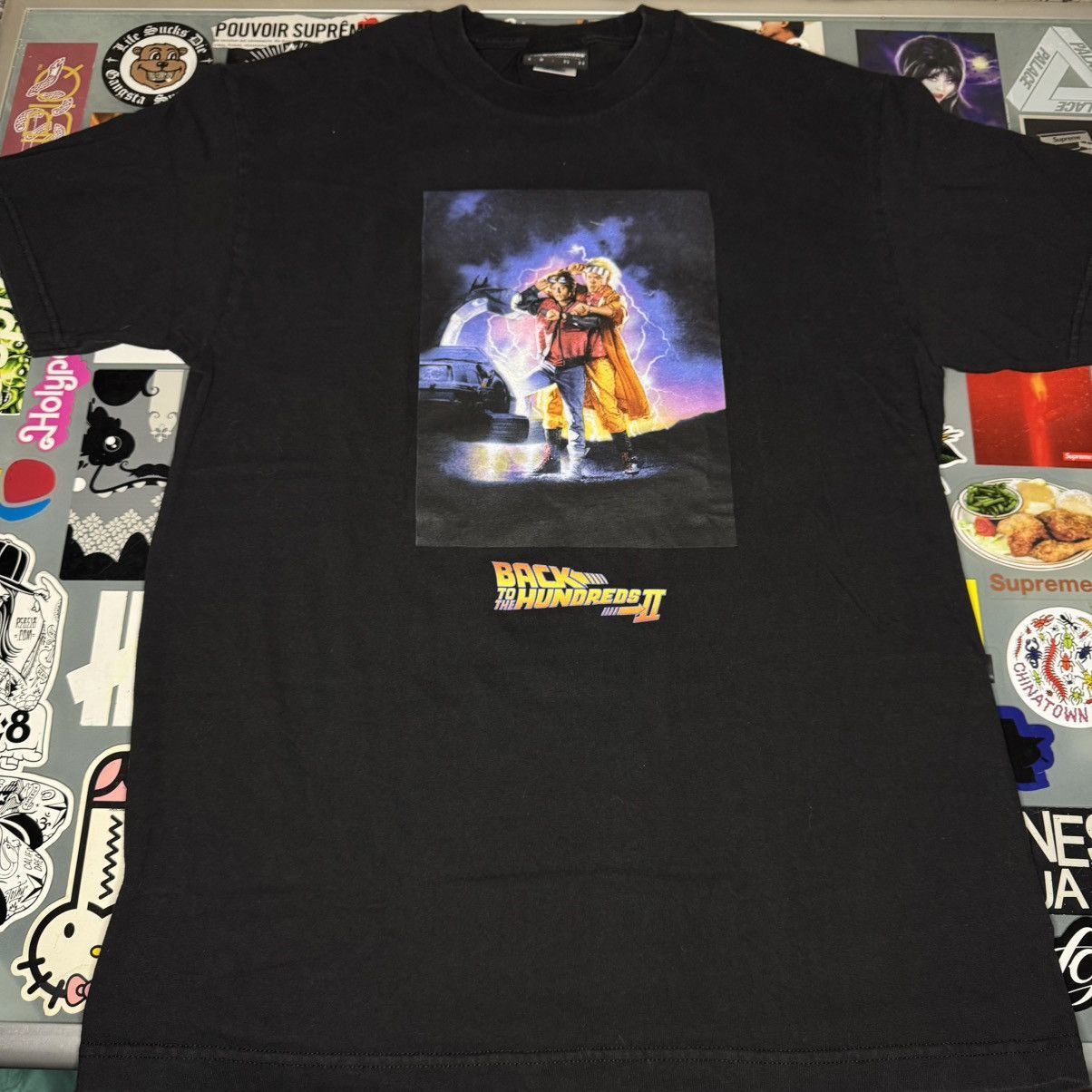 The Hundreds The Hundreds Back To The Hundreds T-shirt Black Large Used Size US L / EU 52-54 / 3 - 1 Thumbnail