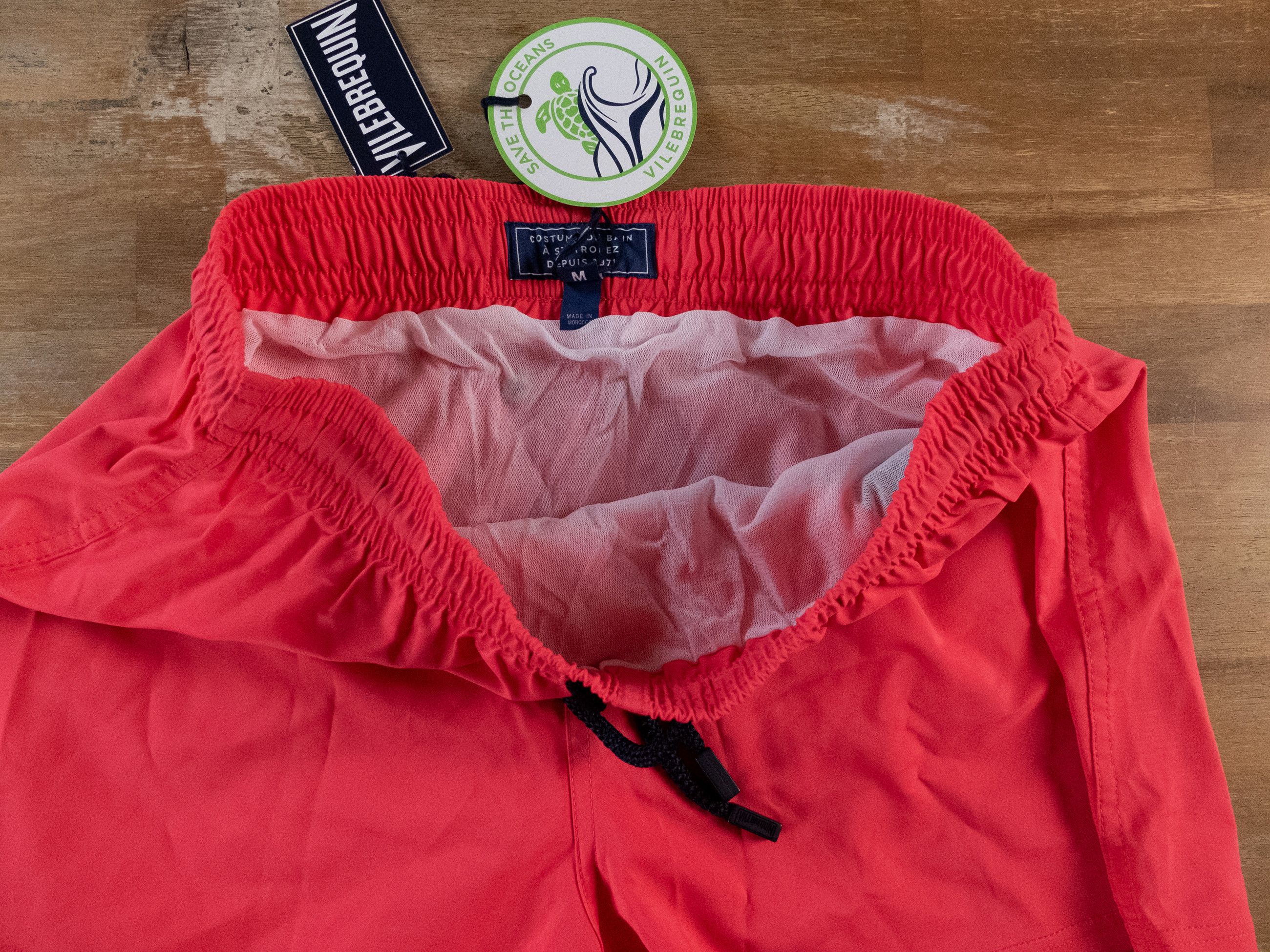 Vilebrequin VILEBREQUIN Massala solid pink fitted stretch swim shorts Size US 32 / EU 48 - 7 Thumbnail