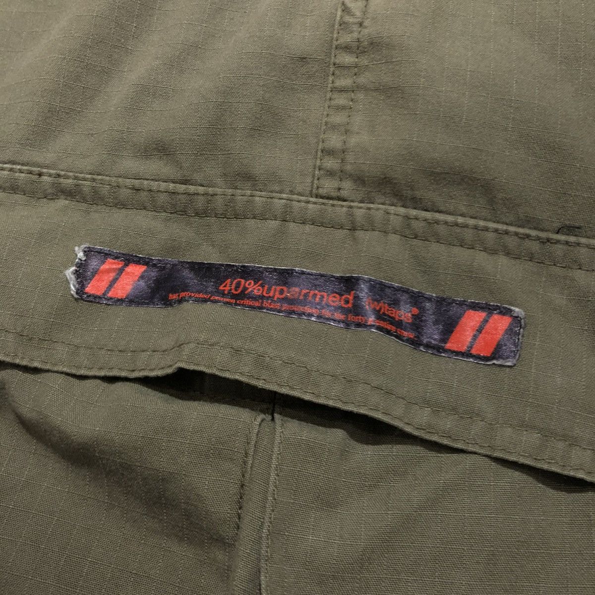 Wtaps 🇯🇵 2000s Wtaps Trousers Cotton Ripstop Cargo Pants Green Army Size US 34 / EU 50 - 8 Thumbnail