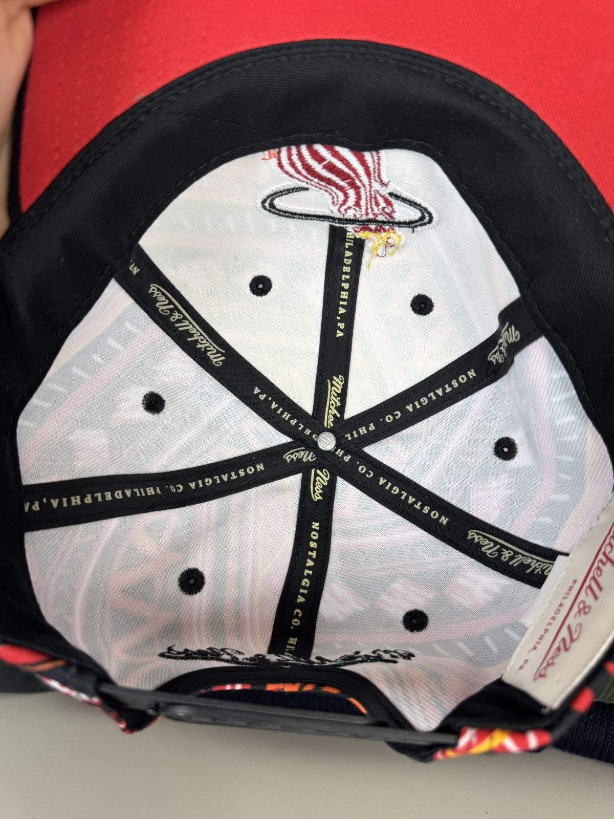 Mitchell & Ness Mitchell & Ness Miami Heat Conference Patch Snapback Hat Size ONE SIZE - 19 Thumbnail