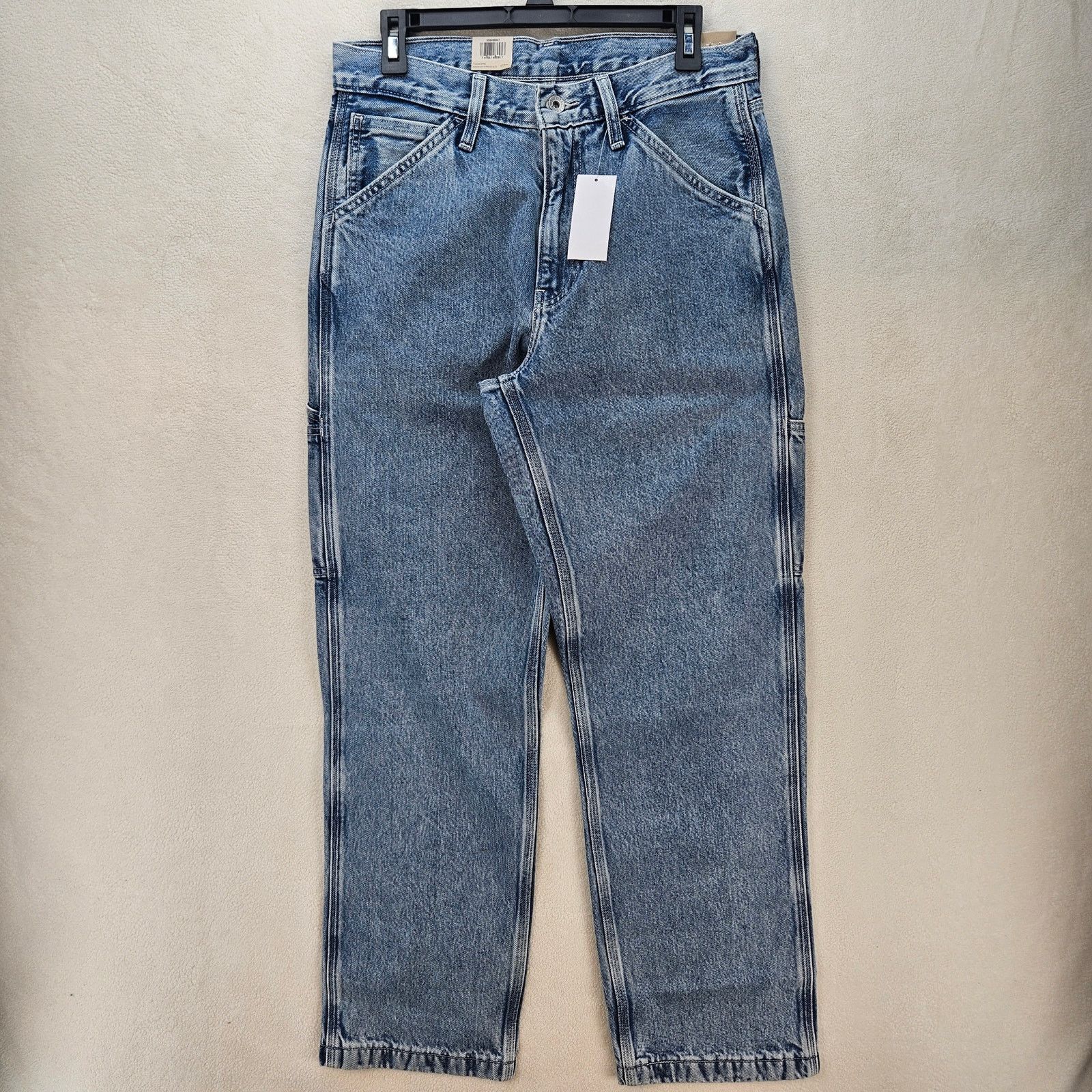 Levi's LEVI'S 568 MEN'S 30X32 CARPENTER LIGHT BLUE DENIM JEANS NWT Size US 30 / EU 46 - 1 Thumbnail