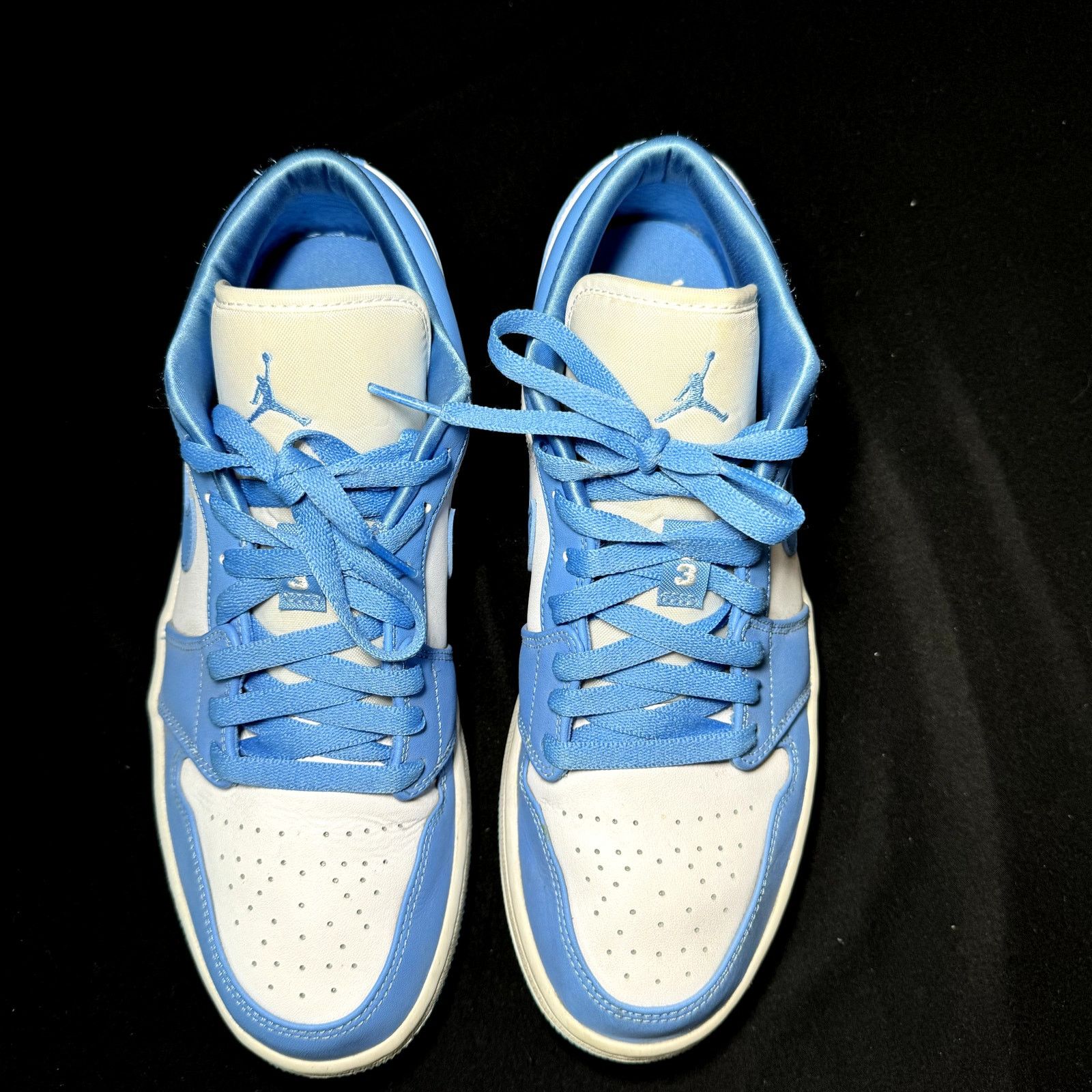 Jordan Brand × Nike Wmns Nike Air Jordan 1 Low UNC Women's Shoes - Size 11 Size US 11 / IT 41 - 3 Thumbnail