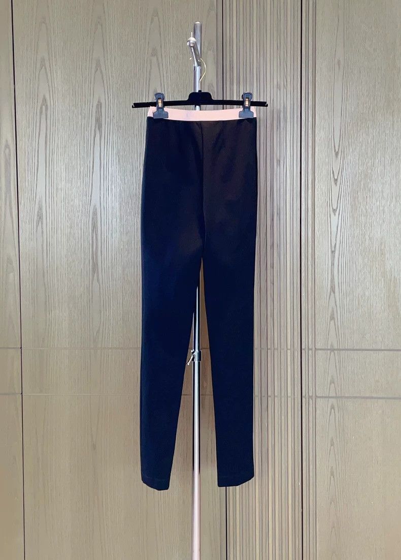 Gucci Gucci Size XXS Black pink letter high waist slim elastic l Size 42" / US 20 - 2 Thumbnail