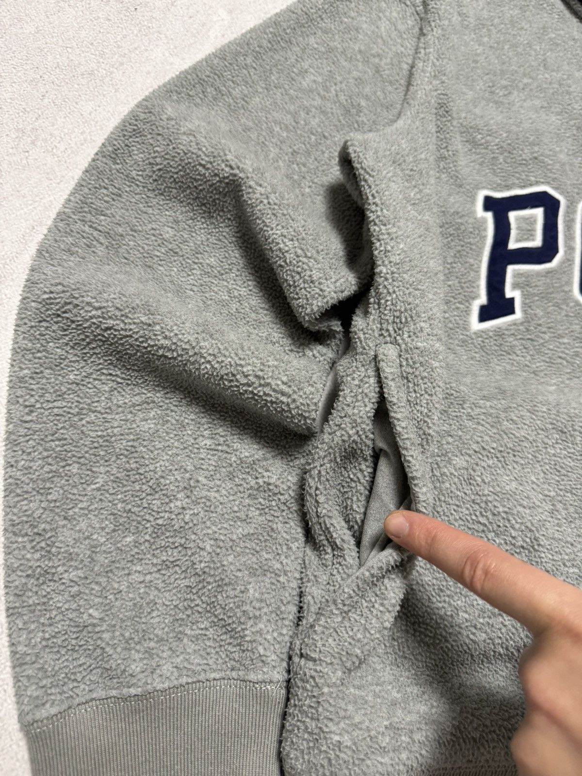 Vintage Polo Ralph Lauren Fleece Jacket Big Logo Sweatshirt Y2K Size US S / EU 44-46 / 1 - 7 Thumbnail