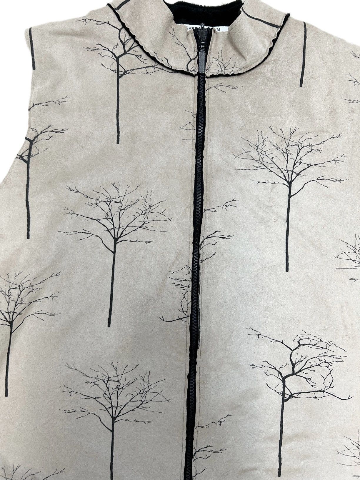 Vintage Vintage Suade Winter Hunting Hiking Vest Tree graphic Size US M / EU 48-50 / 2 - 4 Thumbnail