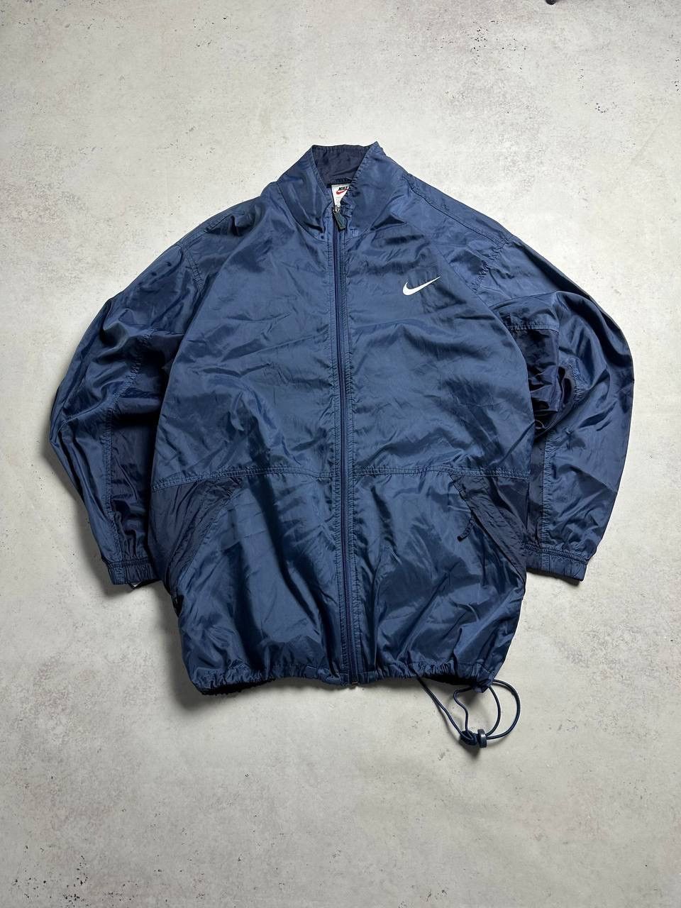 Nike Vintage Nike Swoosh Boxy Nylon Jacket Y2K L Size US L / EU 52-54 / 3 - 1 Thumbnail