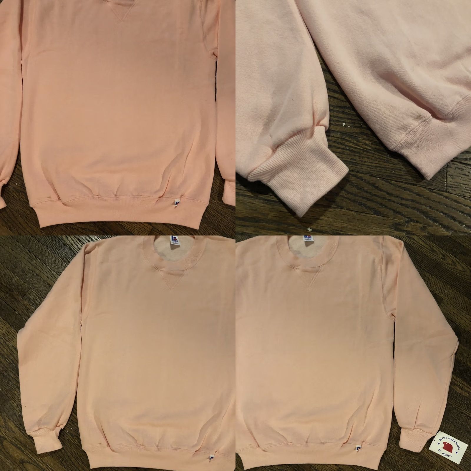 Russell Athletic VINTAGE Russell Athletic Sweatshirt Crewneck Pink S Unisex Adults 90s Y2K USA Size US S / EU 44-46 / 1 - 8 Thumbnail