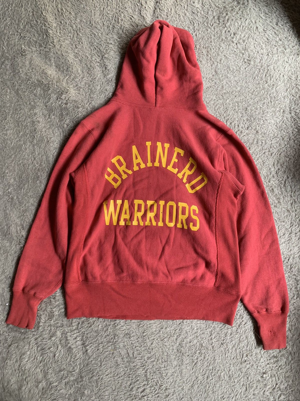Vintage Vintage 70s Champion Reverse Weave Brainerd Warriors Hoodie Size US M / EU 48-50 / 2 - 10 Thumbnail