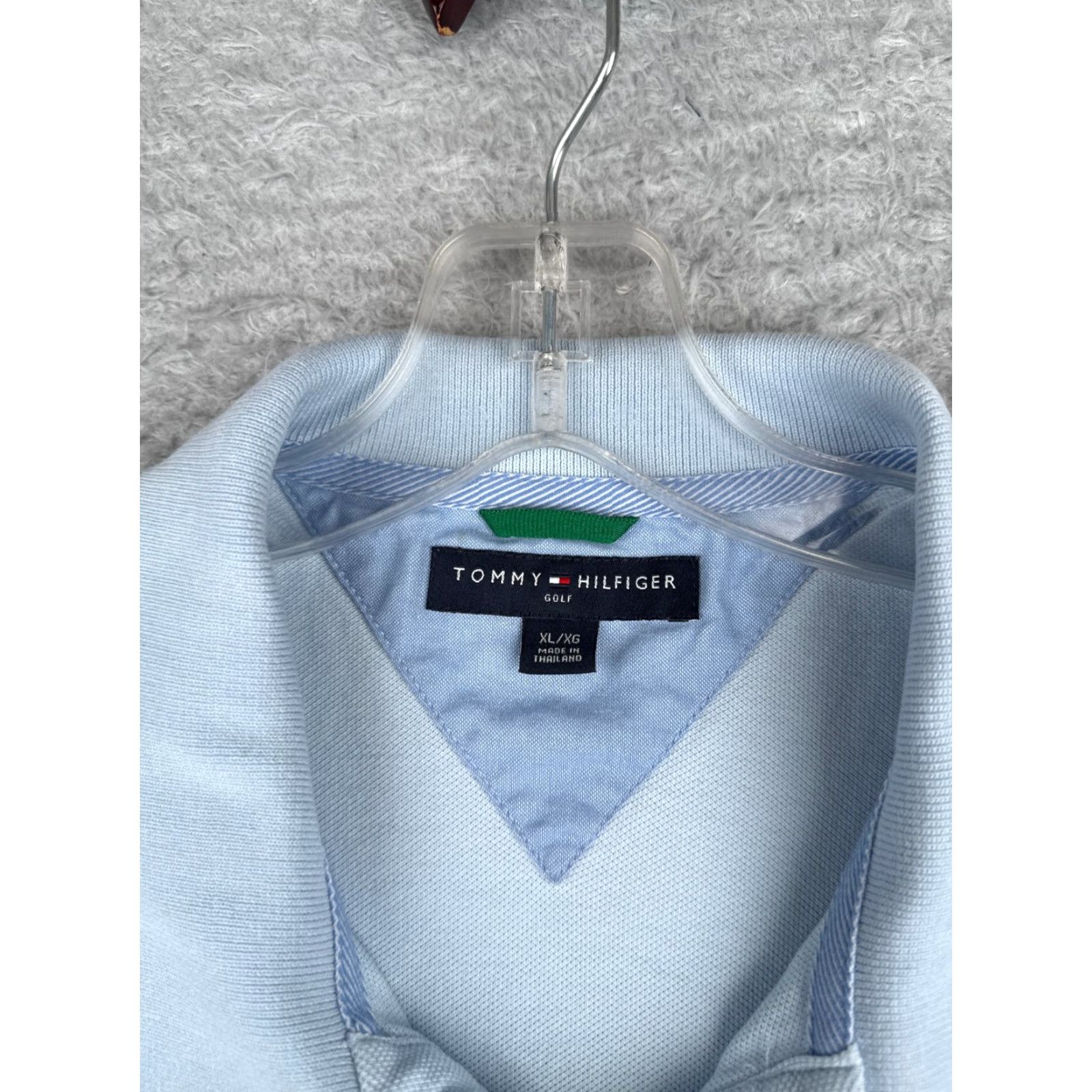 Tommy Hilfiger Tommy Hilfiger Polo Shirt Adult XL Blue 100% Cotton Golf Casual Mens Size US XL / EU 56 / 4 - 6 Thumbnail