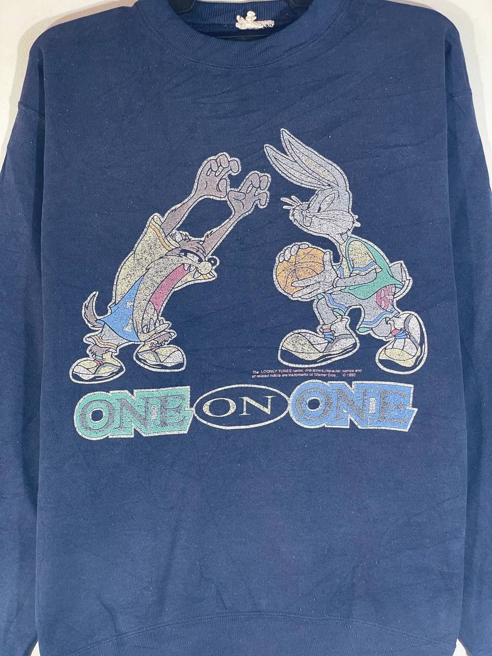 Other Vintage 90s 1993 bugs bunny tazmania sweatshirt size L Size US M / EU 48-50 / 2 - 4 Thumbnail