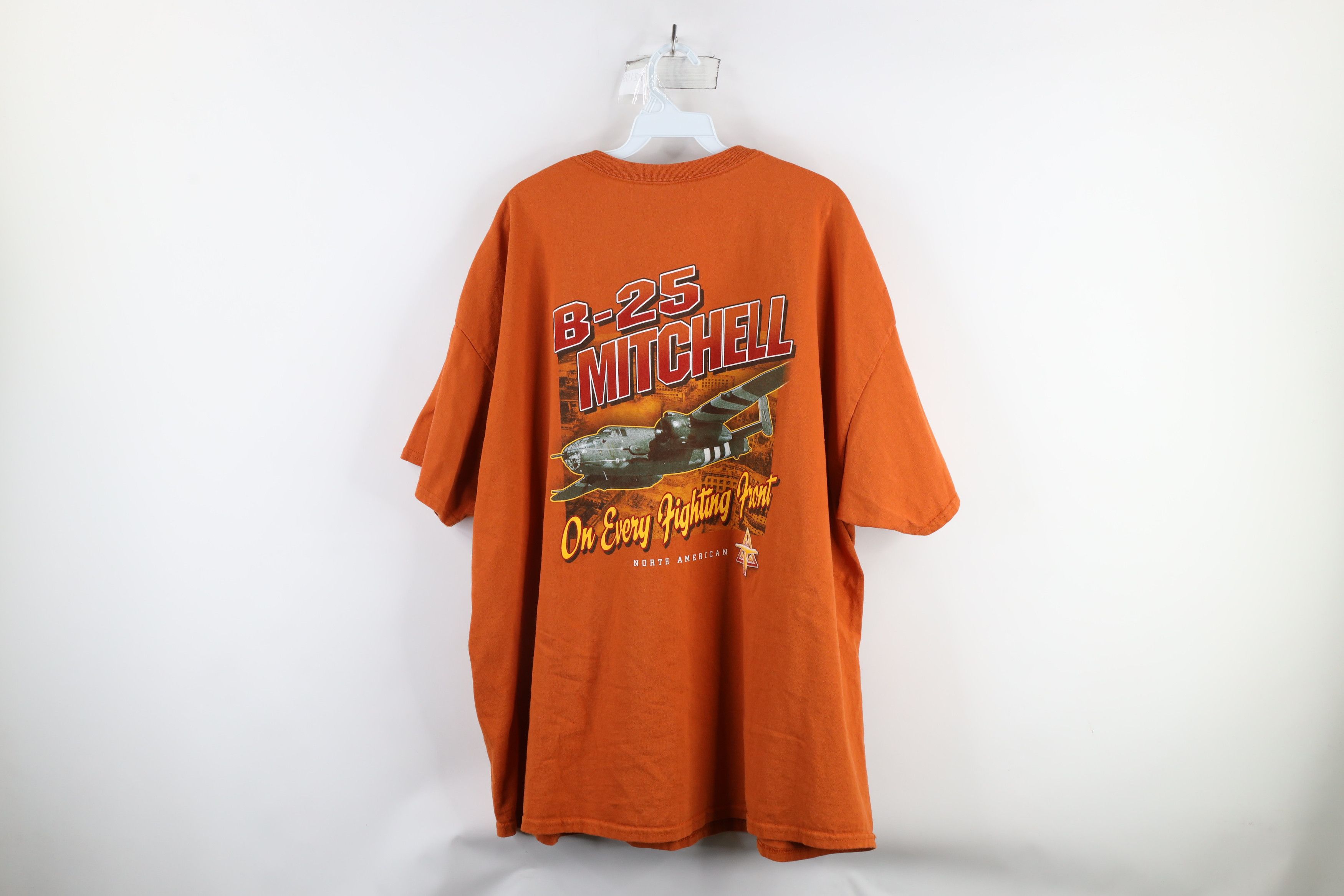 Vintage Vintage 90s B-25 Mitchell Alpha Strike Military Jet T-Shirt Size US XXL / EU 58 / 5 - 9 Thumbnail