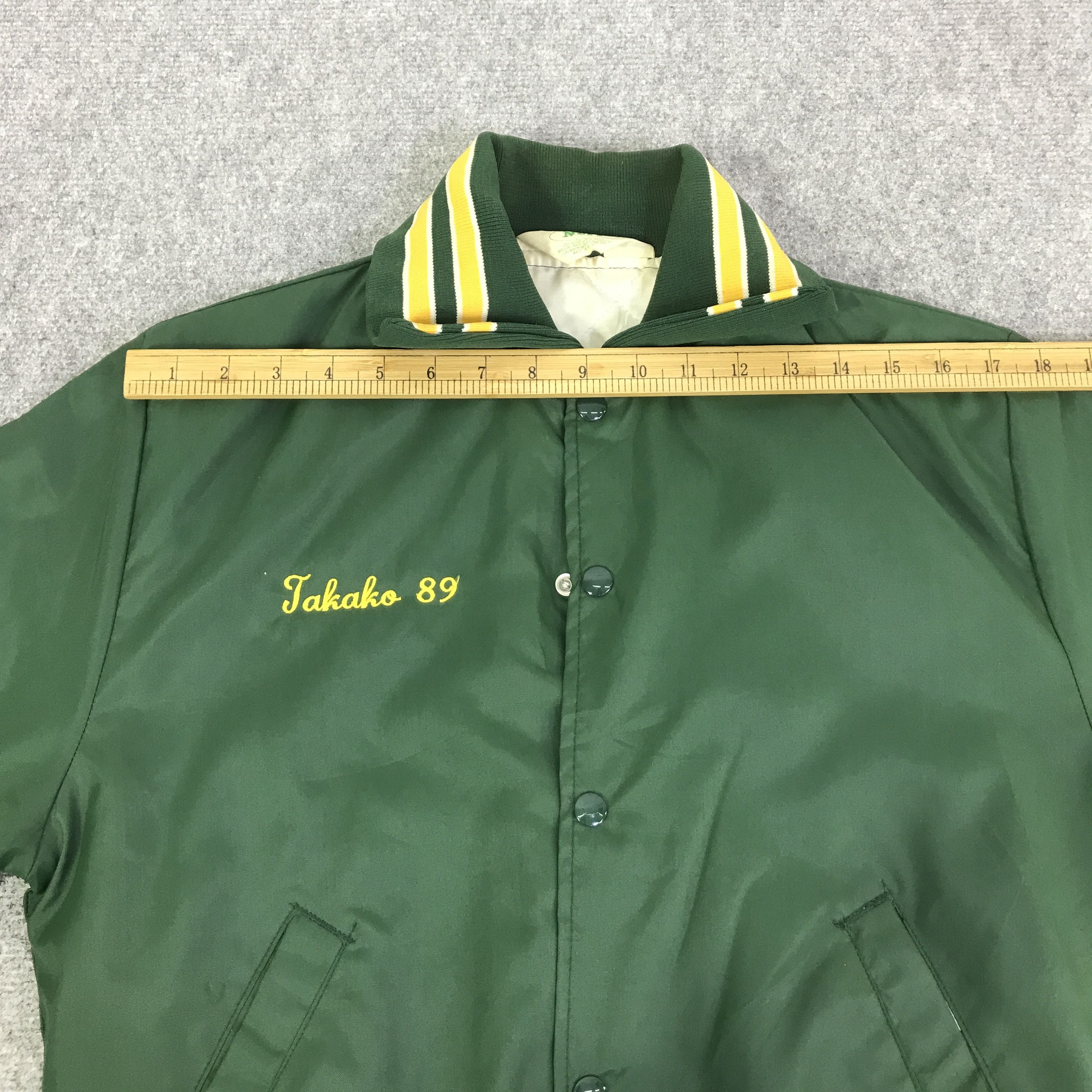 NEFF VINTAGE NEFF VARSITY SNAP BUTTON JAKOKO 89 JACKET K81B2 Size US XL / EU 56 / 4 - 5 Thumbnail